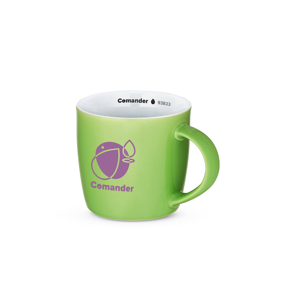 COMANDER Keramikbecher mit glänzender Oberfläche, 370 ml