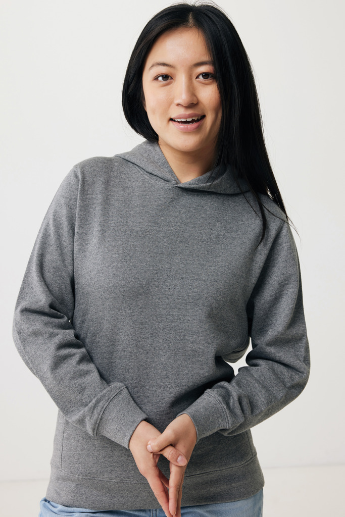 IQONIQ Yengo Hoodie mit Seitentaschen aus rec. Baumwolle