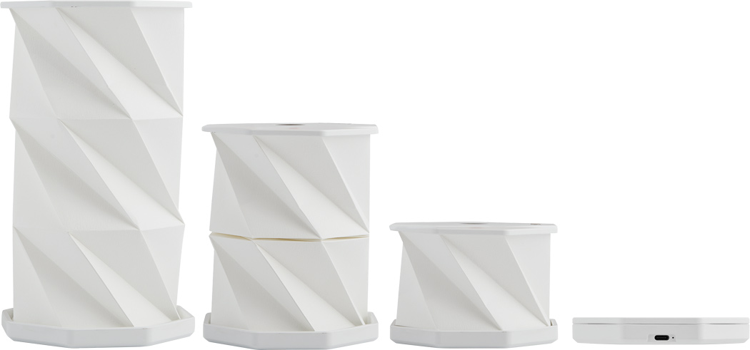 Faltbare / ausziehbare LED-Tischlampe CHIC GLOW
