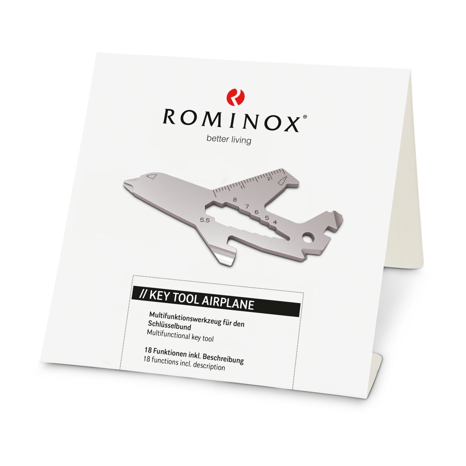 ROMINOX® Key Tool // Airplane - 19 functions (Flugzeug)