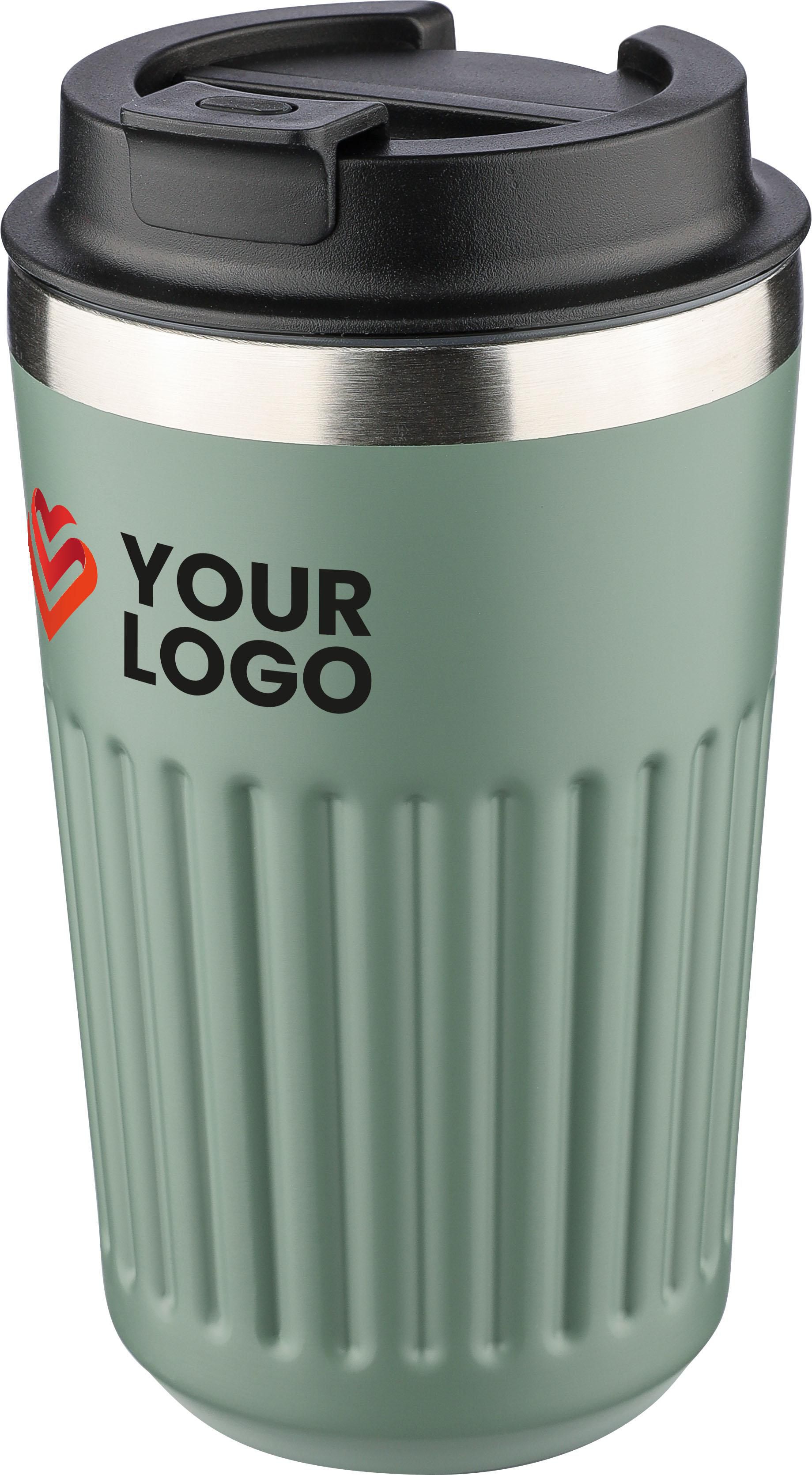 Reisebecher aus recyceltem Edelstahl (400 ml) Chiara
