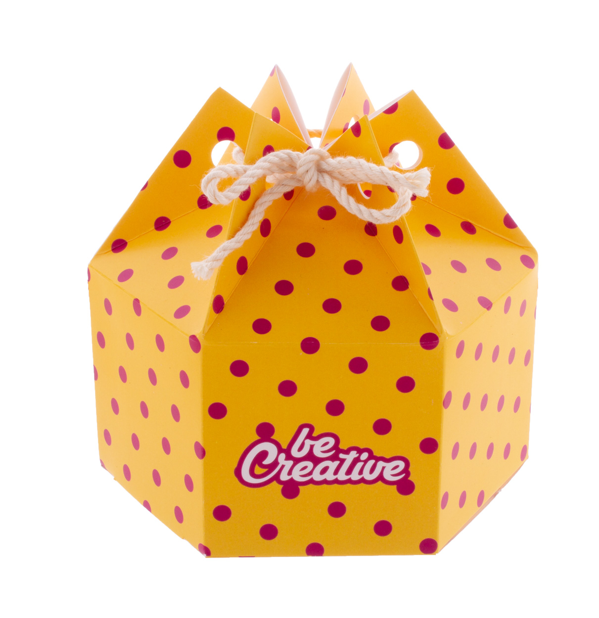 Sechseckige Geschenkbox CreaBox HexaCord M