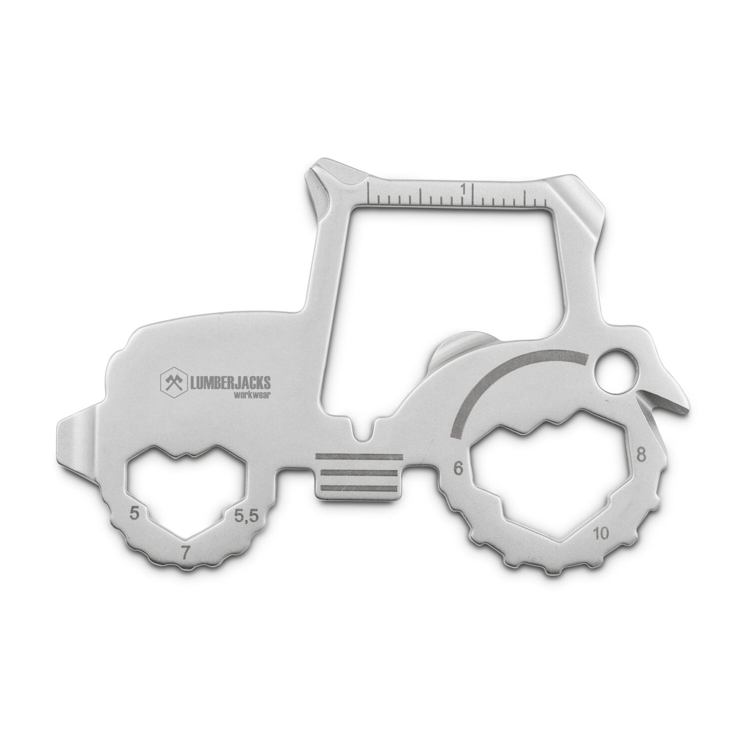 Geschenkartikel: ROMINOX® Key Tool Tractor / Traktor (18 Funktionen) im Motiv-Mäppchen Frohe Weihnachten