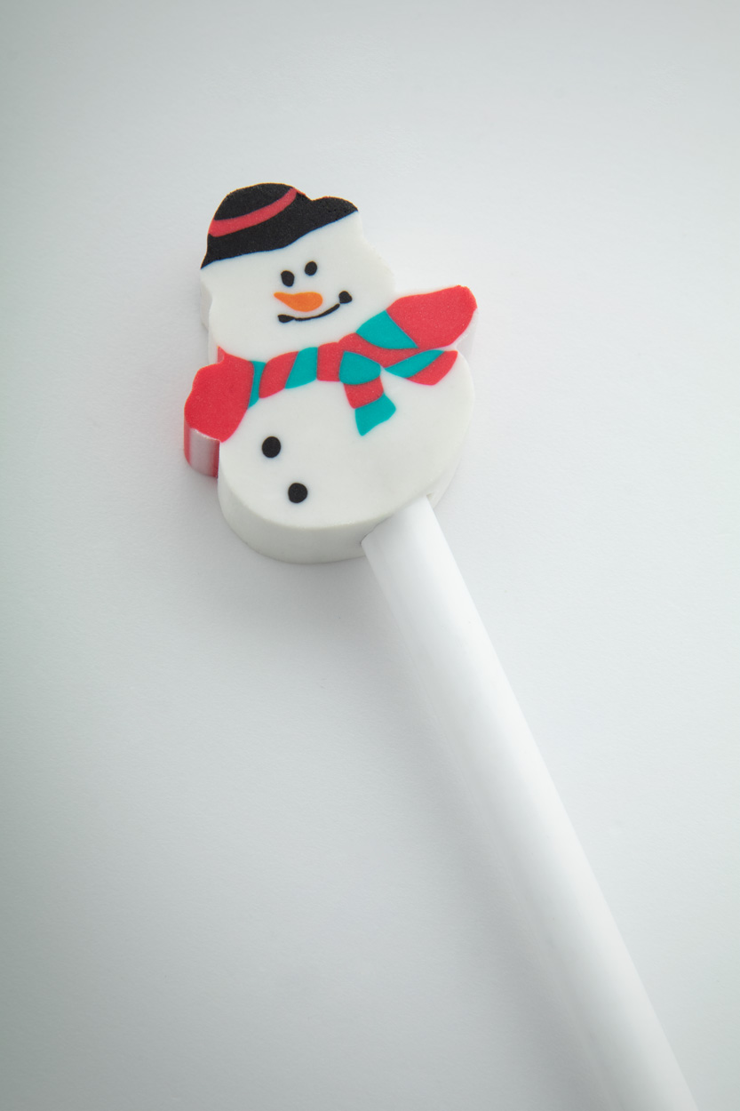 Bleistift mit Weihnachtsfigur, Schnemann Ramsvika