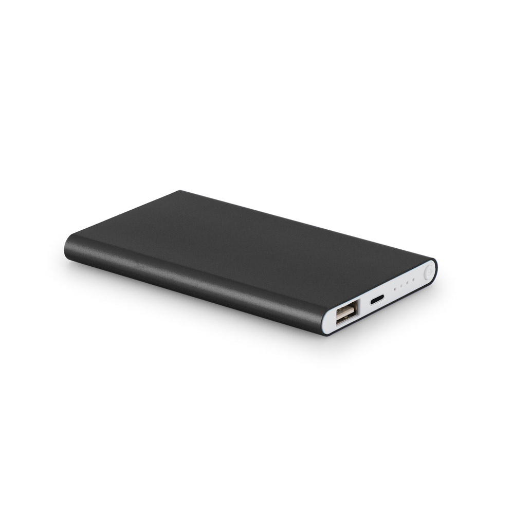 MARCET Powerbank Slim 4.000 mAh aus Recyceltes Aluminium (100% rAL) und Recyceltes ABS (100% rABS)