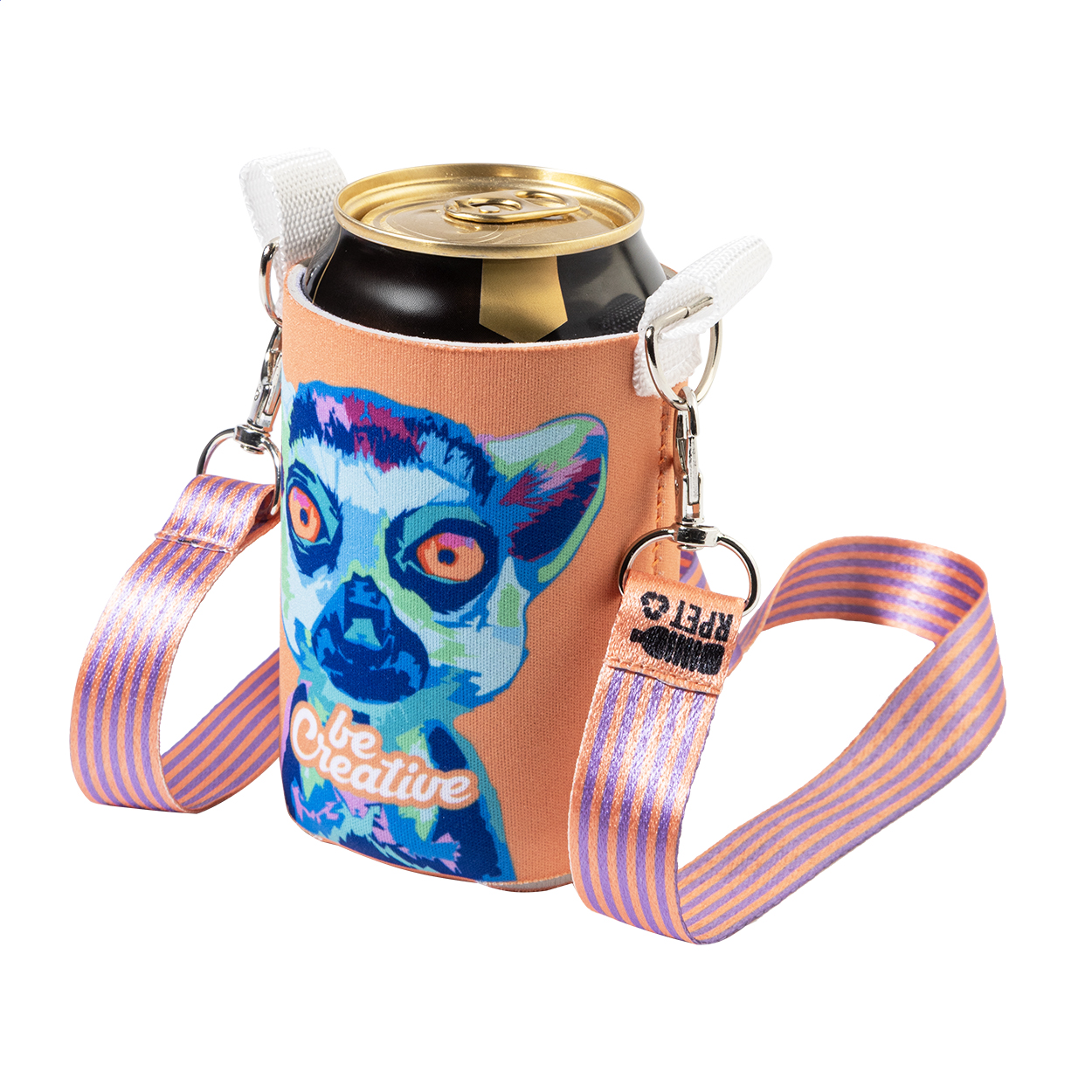 RPET-Dosenkühler, Standardtyp PrintCan Carry