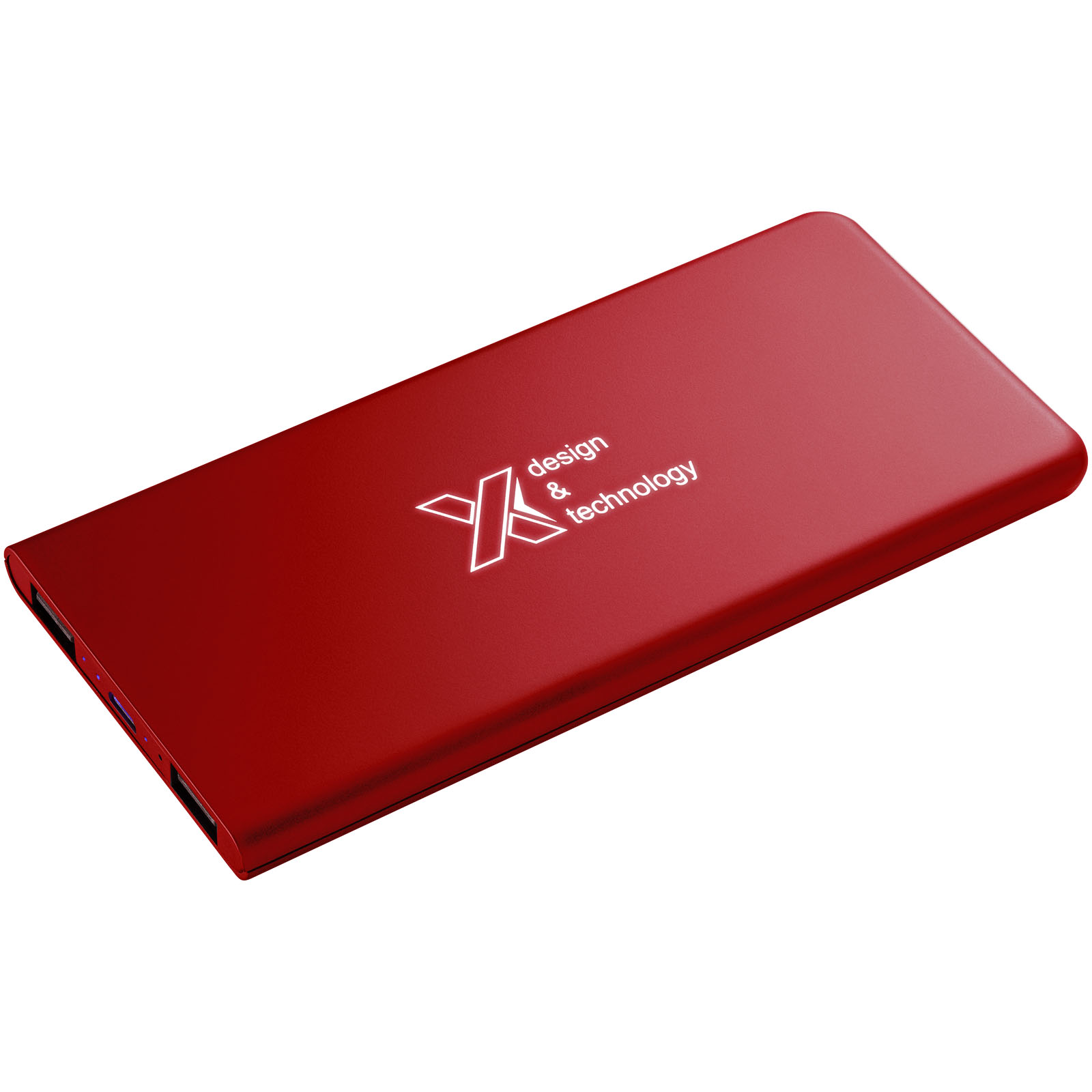 SCX. design P15 5000 mAh Powerbank mit Leuchtlogo