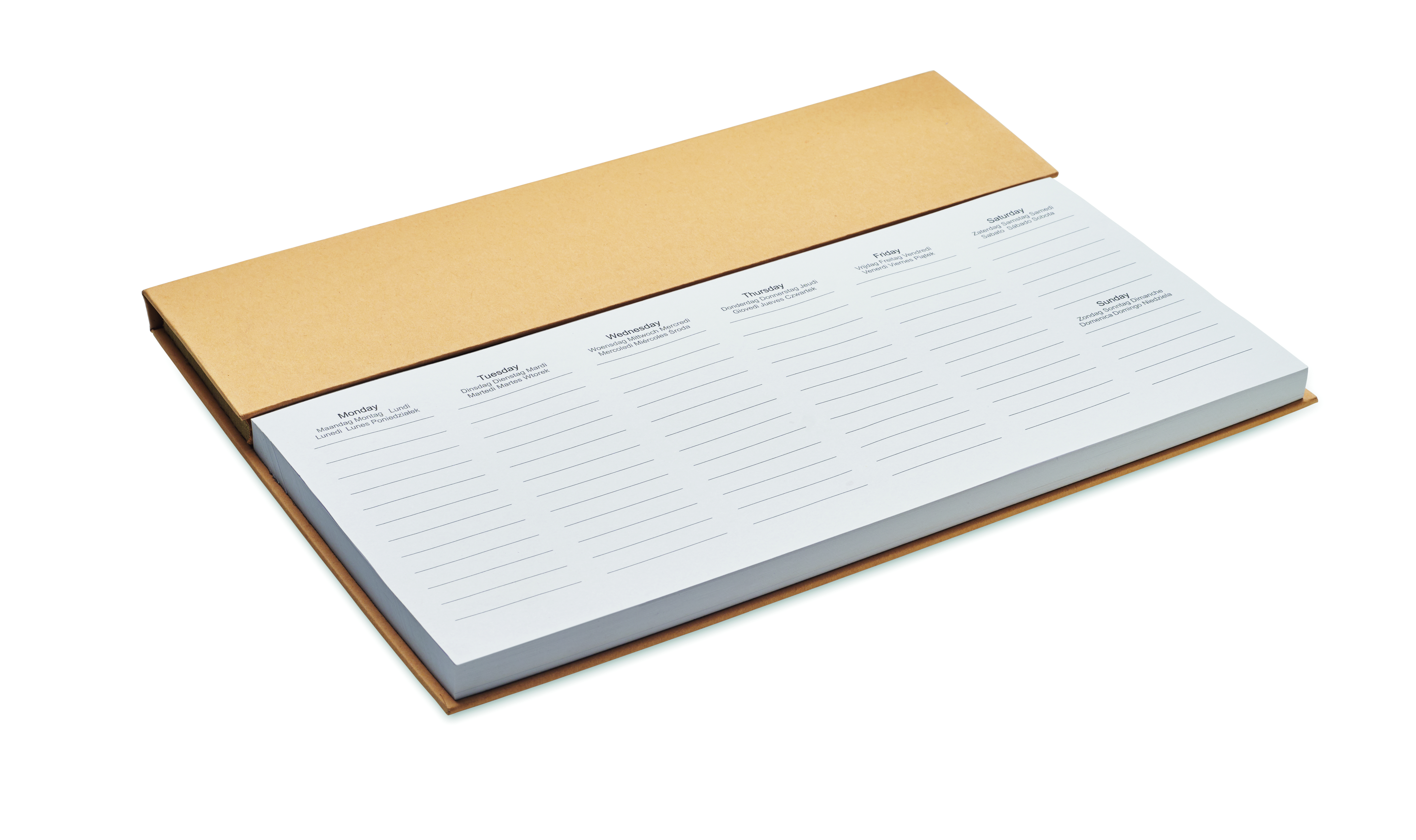 125-seitiger Wochenplaner MEMWEEK