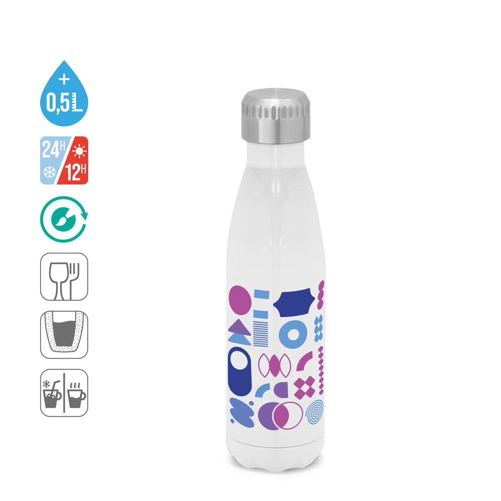 AMORTI M Thermosflasche aus Edelstahl -Sublimations 510 ml