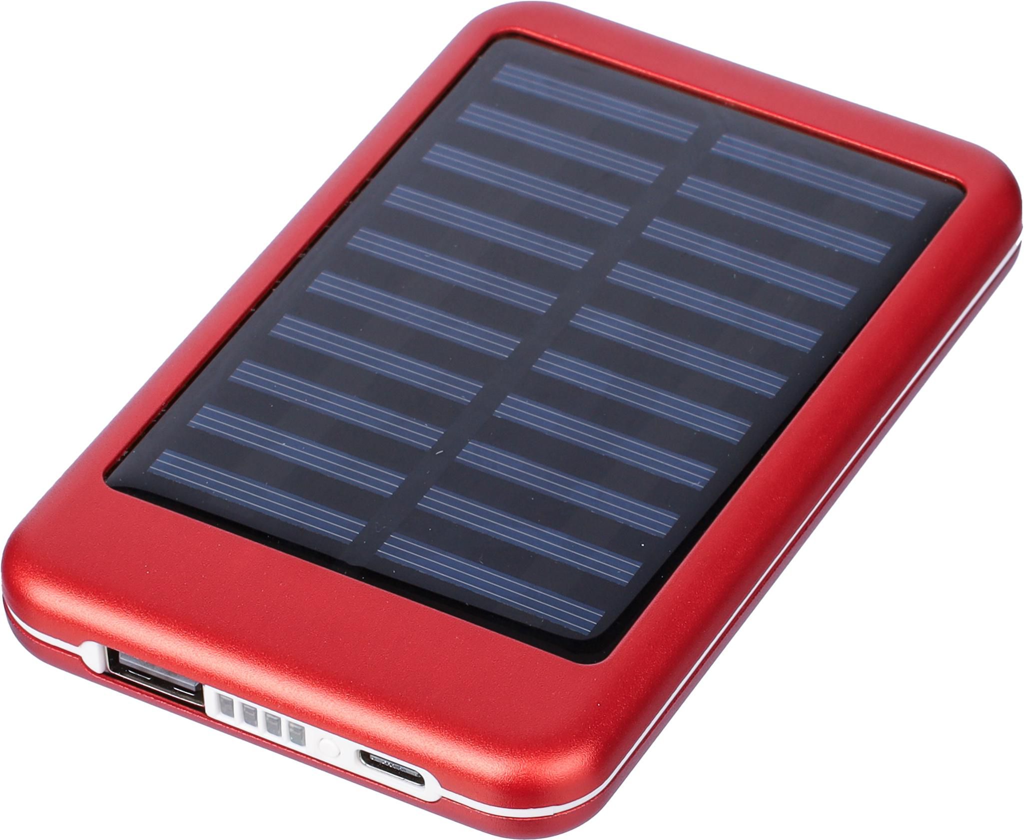 Powerbank Tycho | Aluminium | Solar | 4.000 mAh