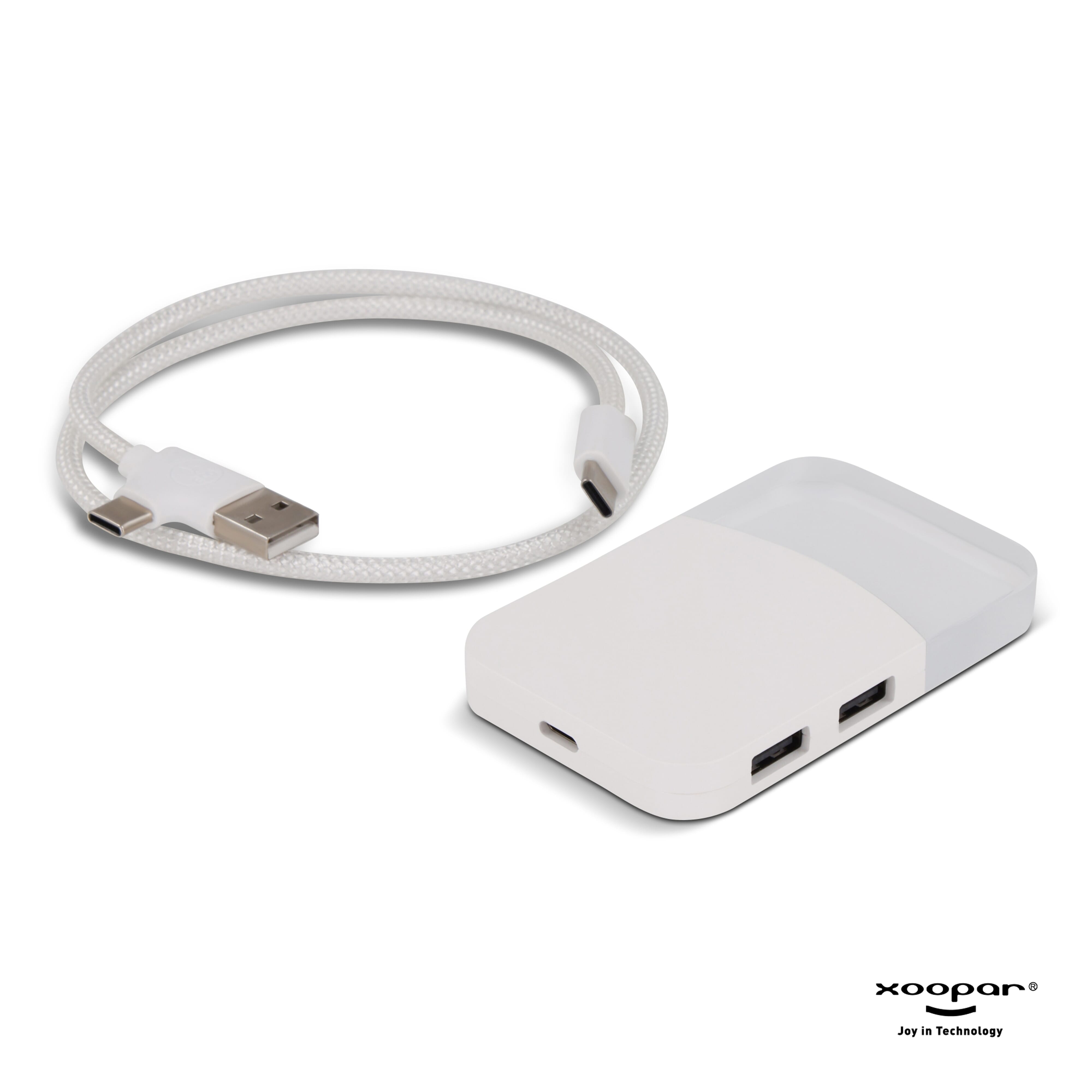 Xoopar iLo Mini Hub– 4 in 1 Adapter – USB 2.0 Data Transfer - Splitter