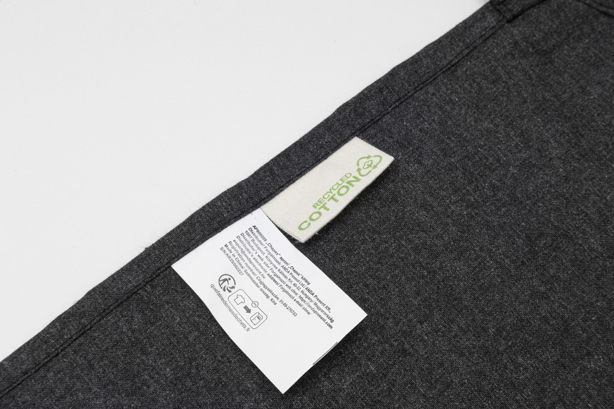 Schürze aus recycelter Baumwolle Chepex