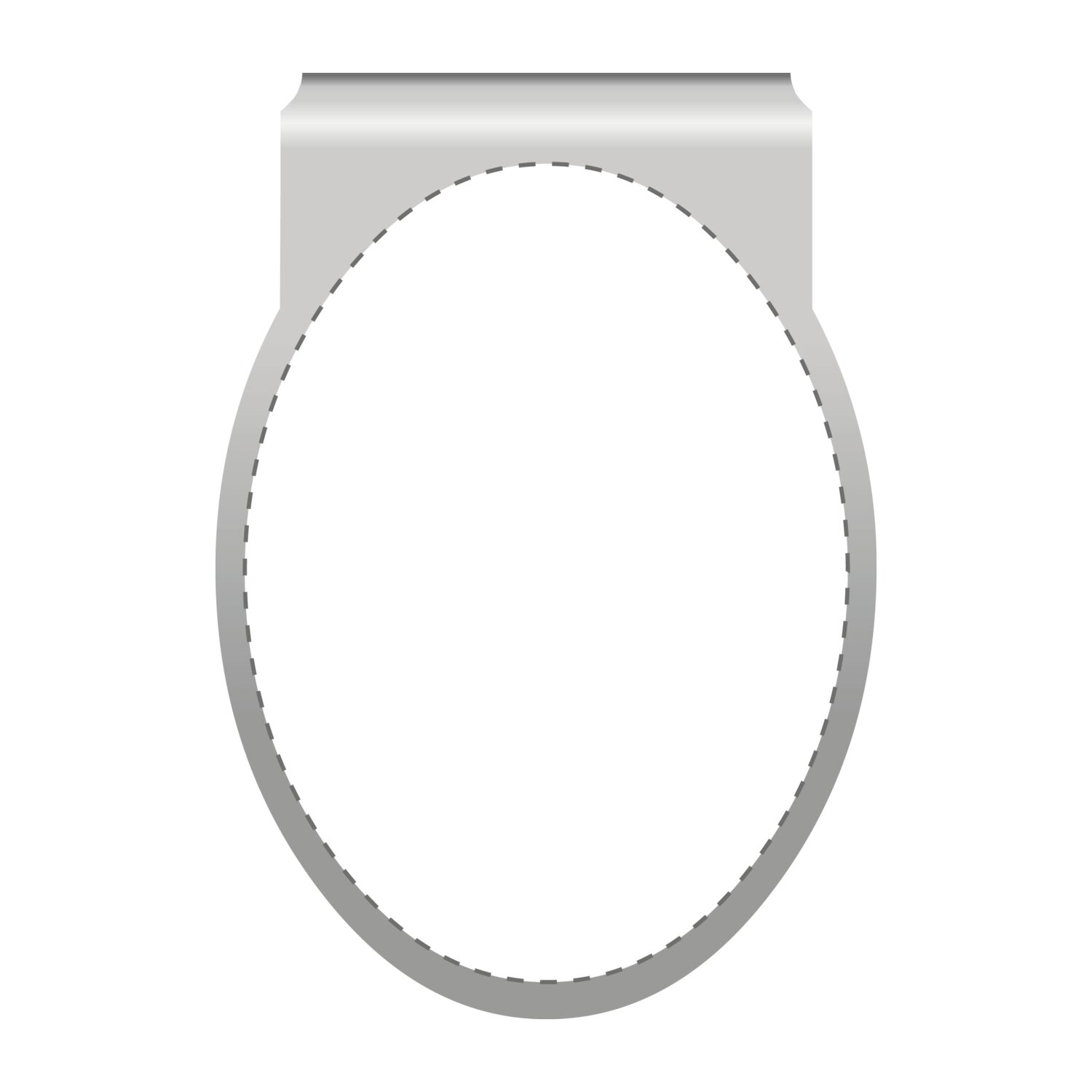 ROMINOX® Mehrweg-Büroklammer Shape Clip Variante I, idealer Mailingartikel für Dokumente, bis zu 18 Seiten Klemmkraft