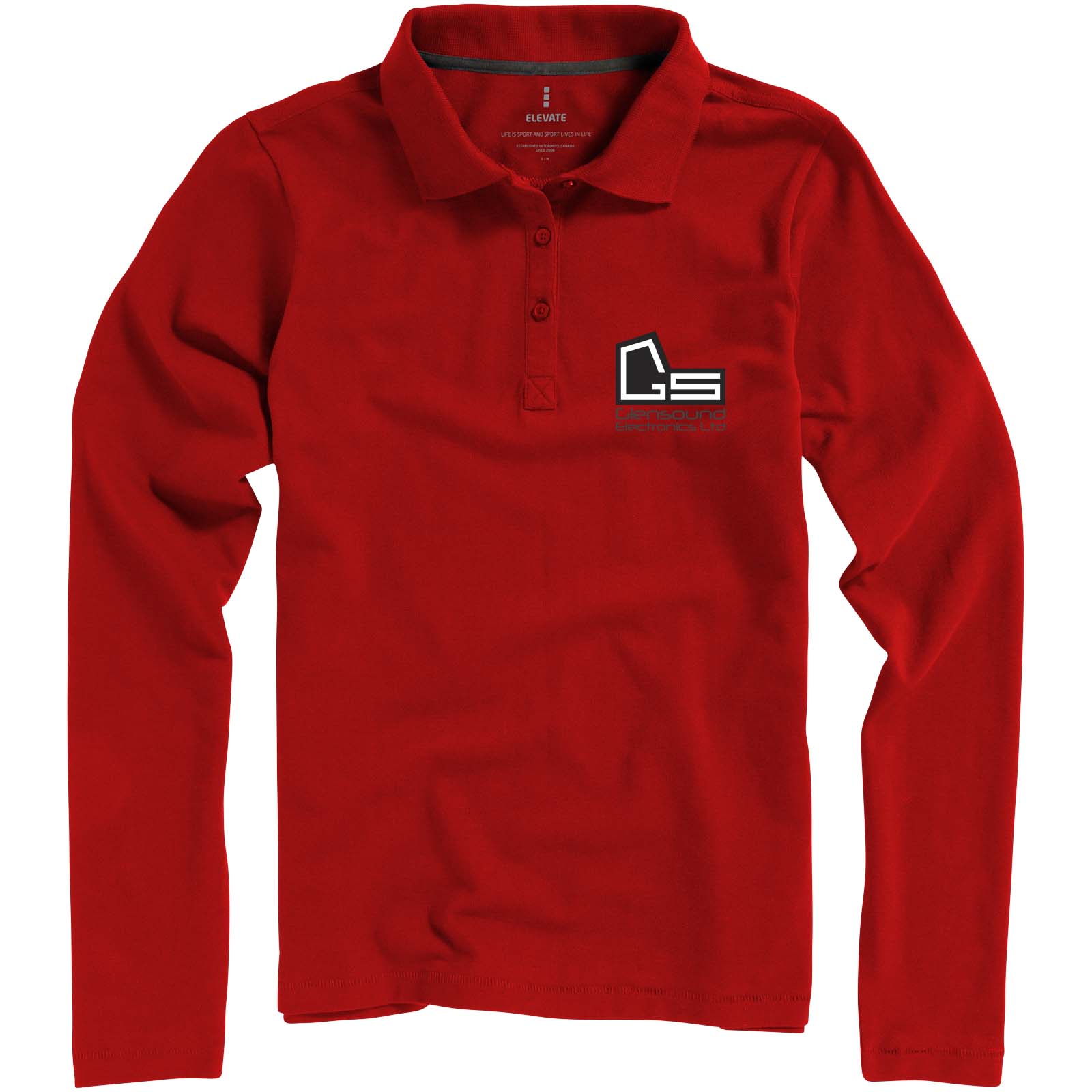 Calgary 180 g / m² Langarm Poloshirt für Damen
