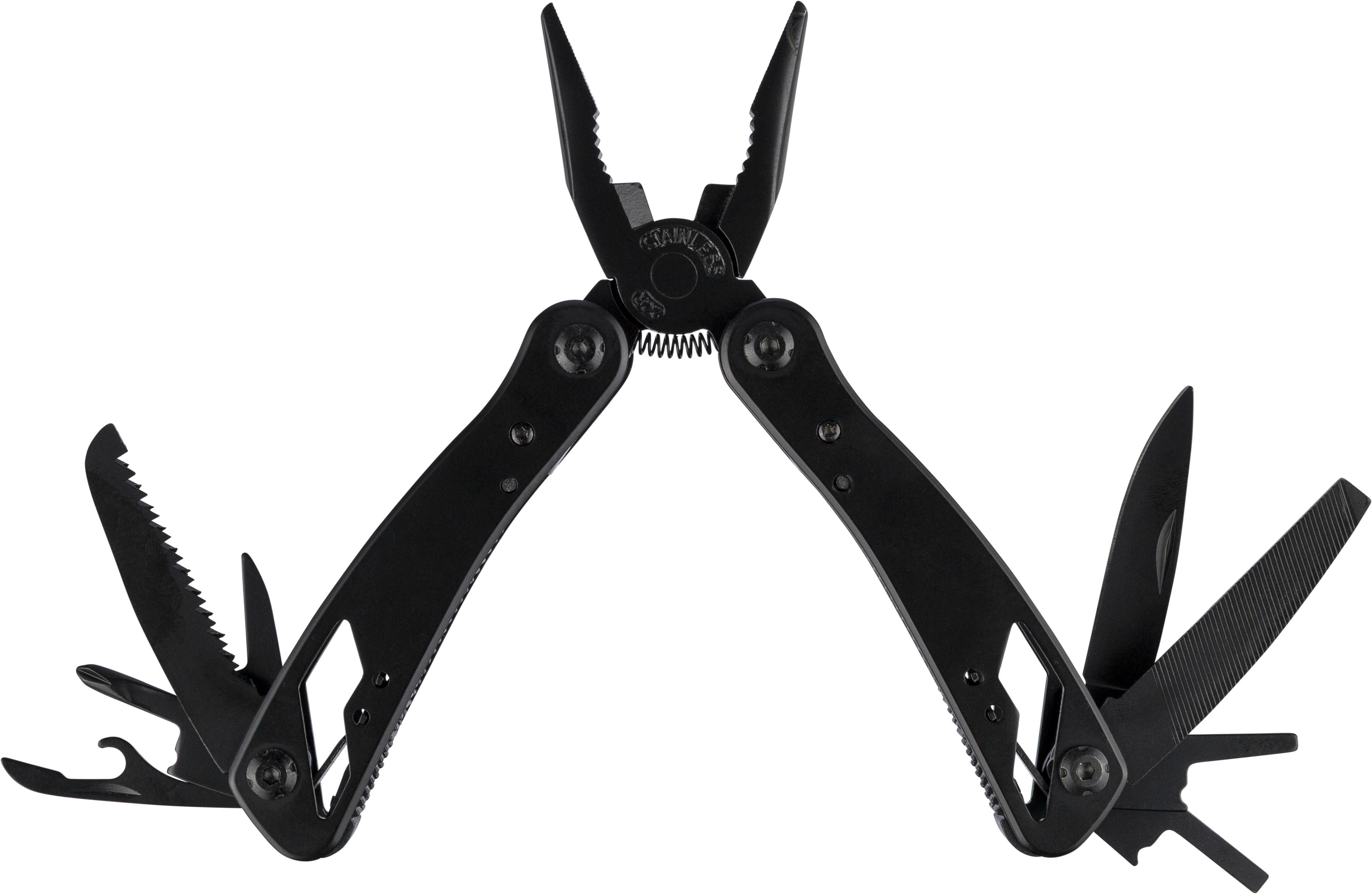 Schwarzes Aluminium-Multitool Ariane