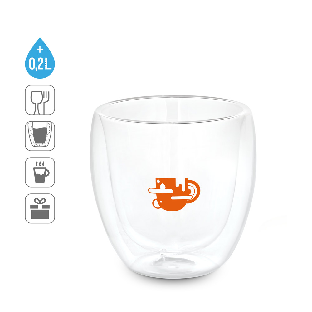 AMERICANO Borosilikatglas becher 220 ml