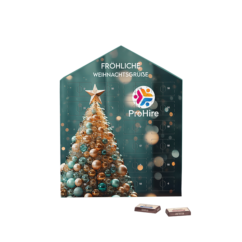 Täfelchen Adventskalender Haus, Sarotti Schokoladen-Täfelchen Täfelchen Adventskalender Haus, Sarotti Schokoladen-Täfelchen