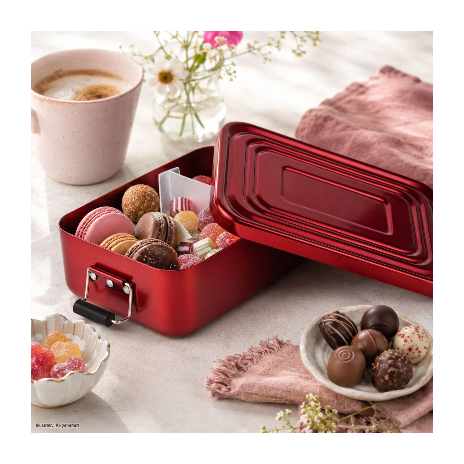 ROMINOX® Lunchbox // Quadra Rot