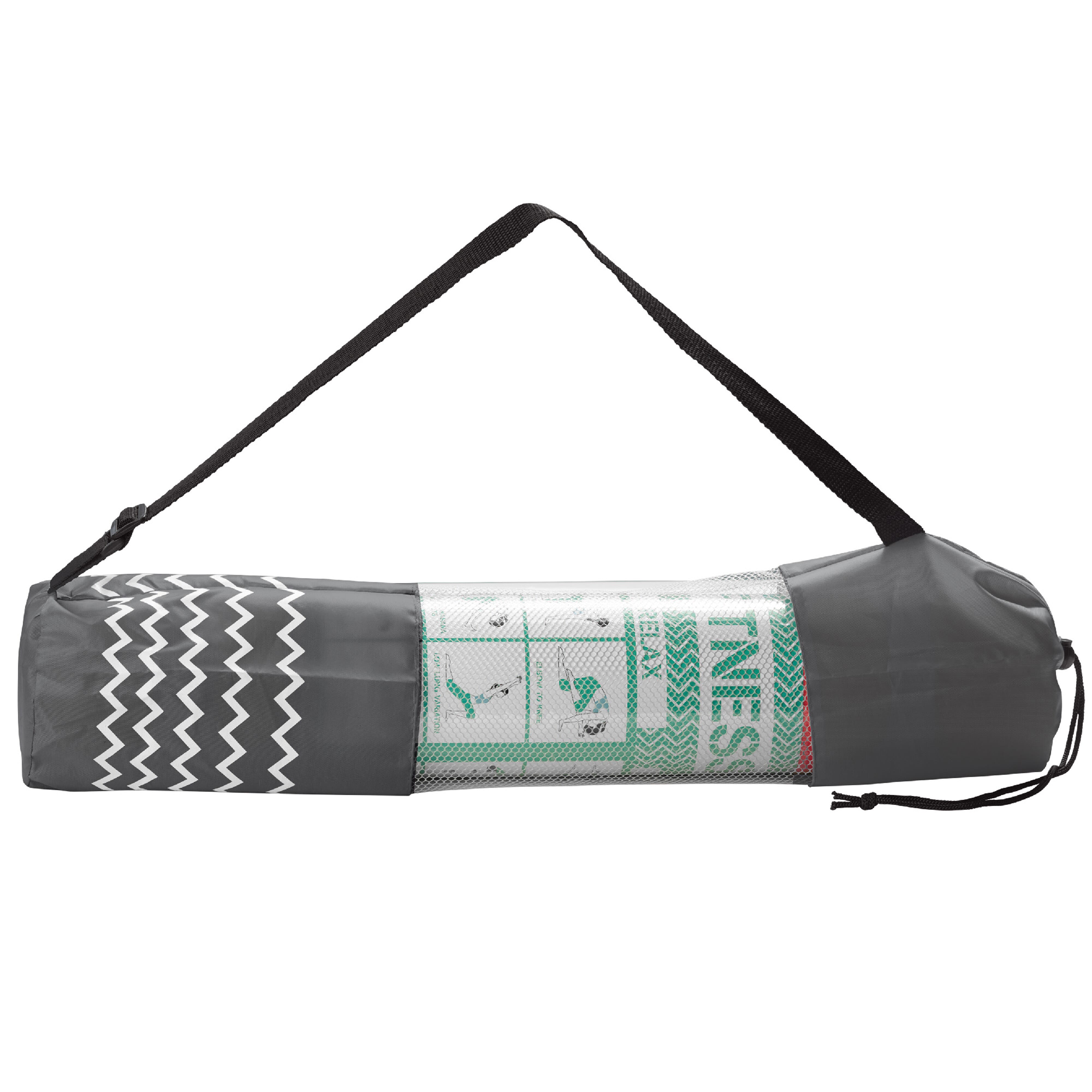 Fitness-Yogamatte mit Trageriemen