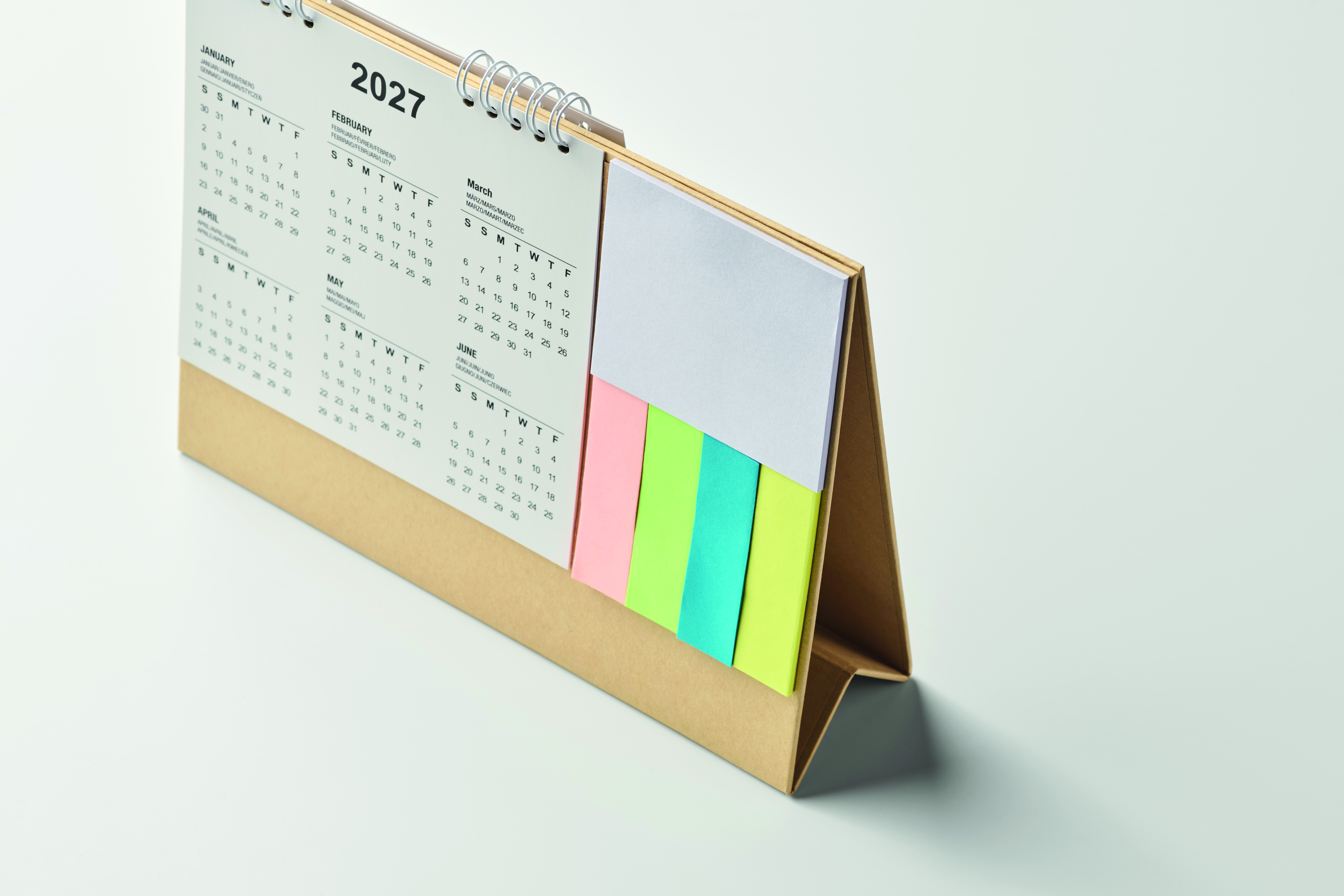 Tischkalender mit Memoblock CALENDOO