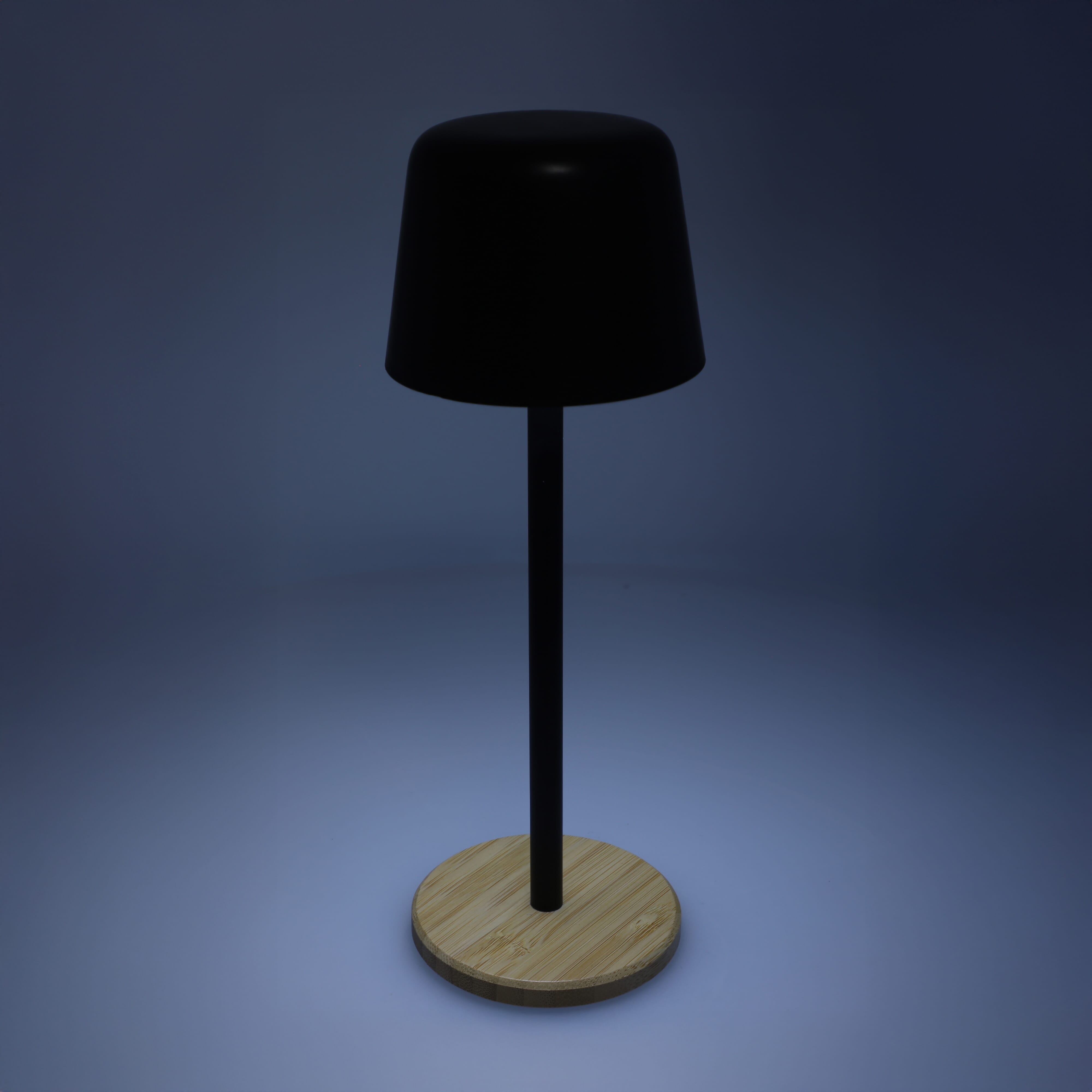 Solis Dimmbare Tischlampe mit Bambusfuß