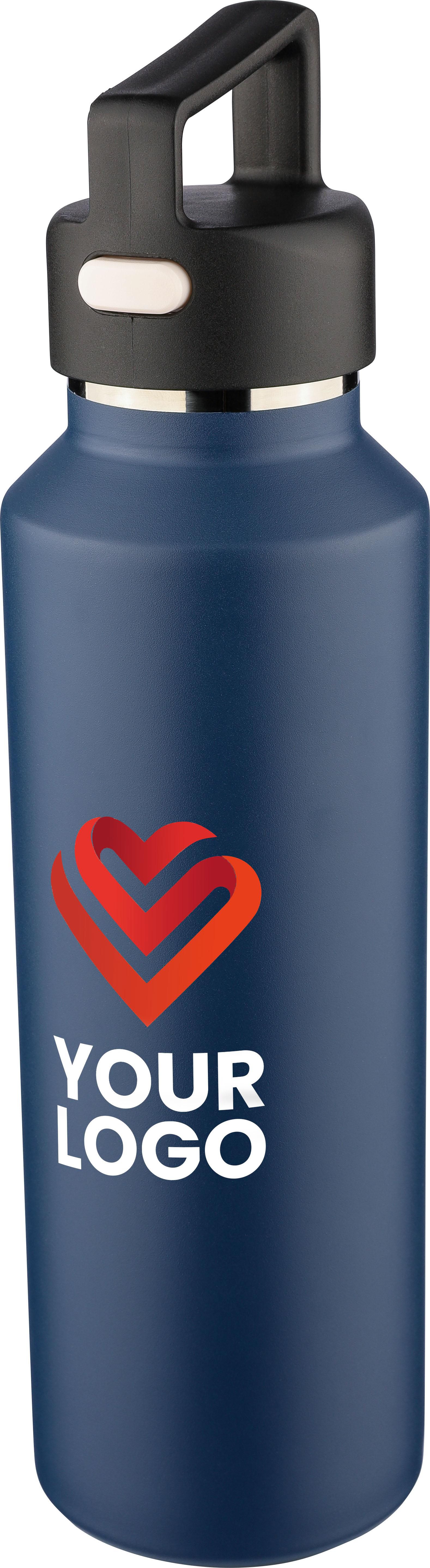 Recycelte doppelwandige Edelstahlflasche (600 ml) Mace