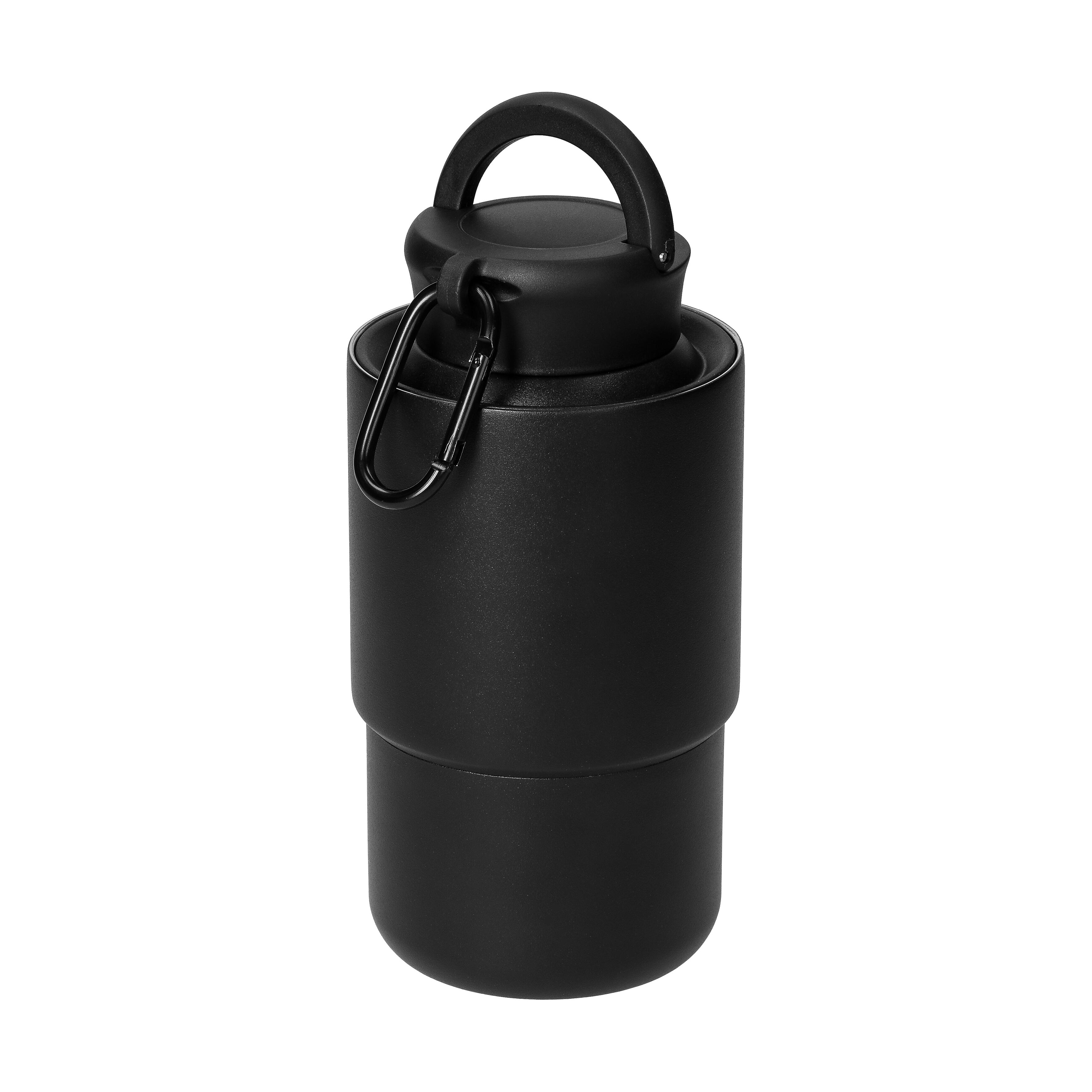 Edelstahlbecher mit Karabiner "Trail"