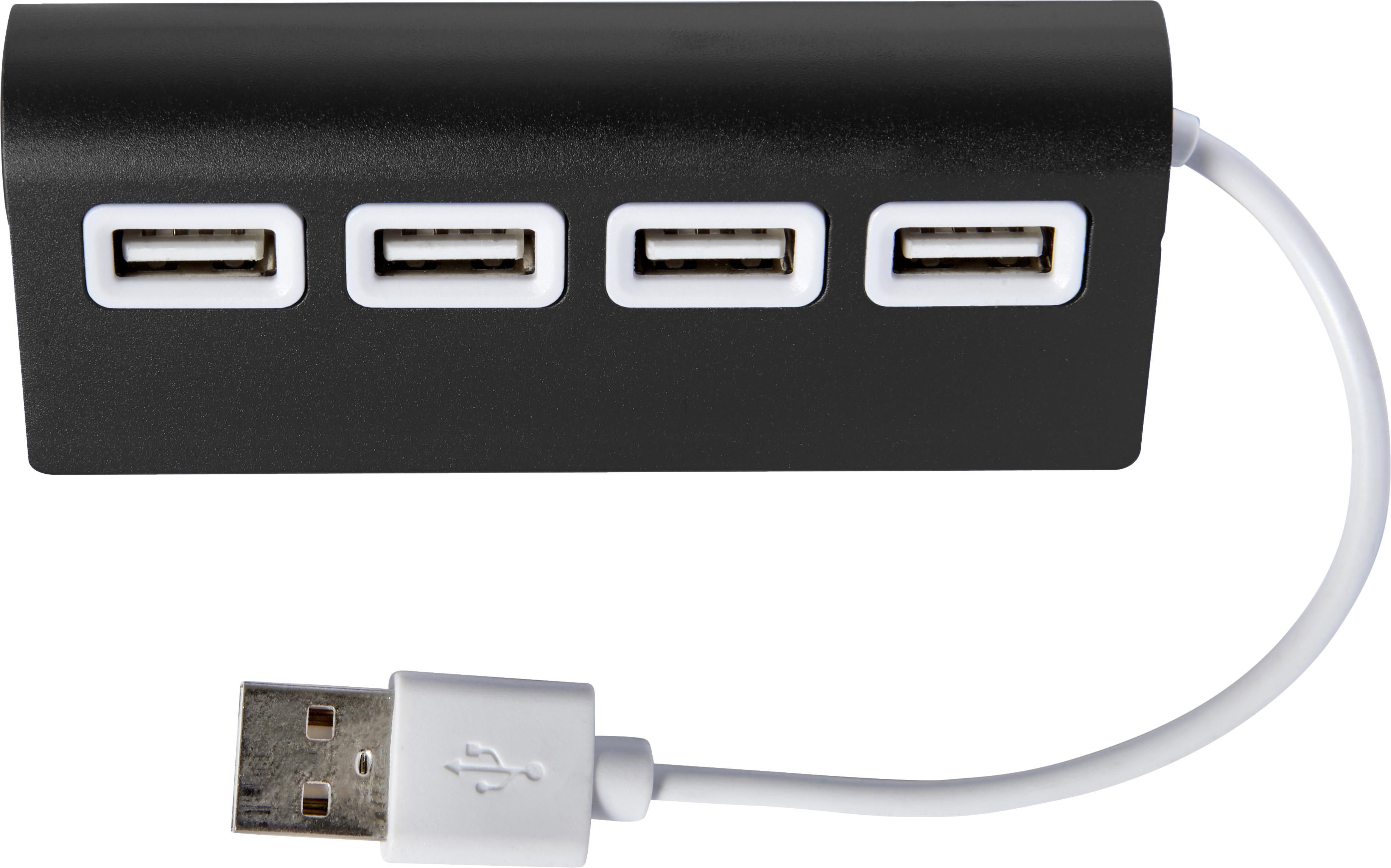 USB-Hub aus Aluminium Leo USB-Hub aus Aluminium Leo