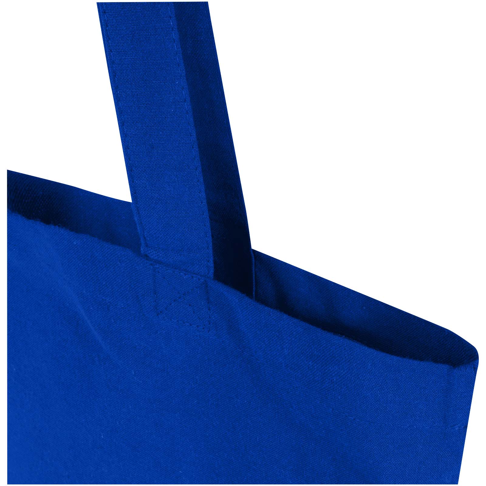 Madras Blend 140 g / m² Tragetasche aus GRS-recycelter Baumwolle 7L