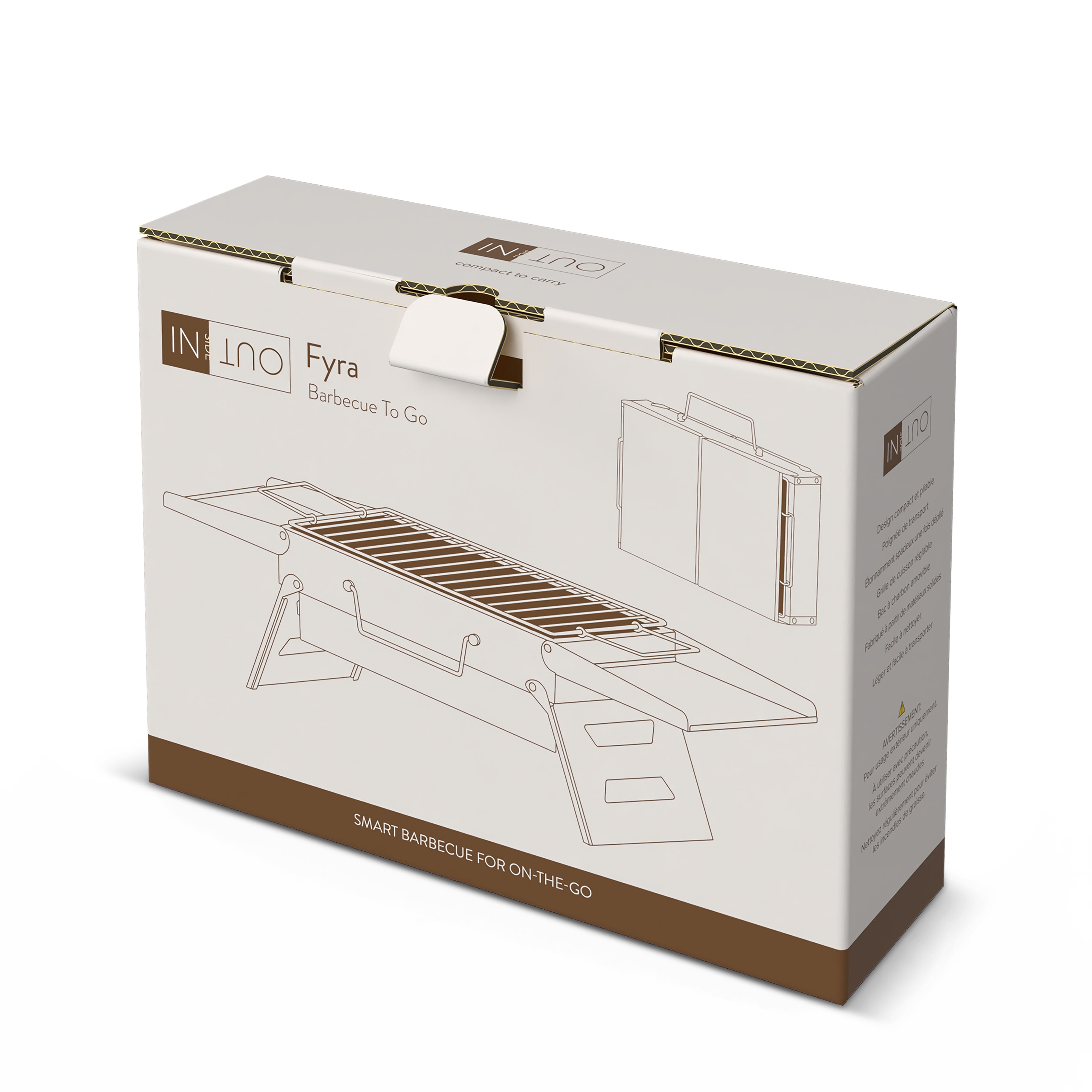 InSideOut Tragbarer Grill Fyra