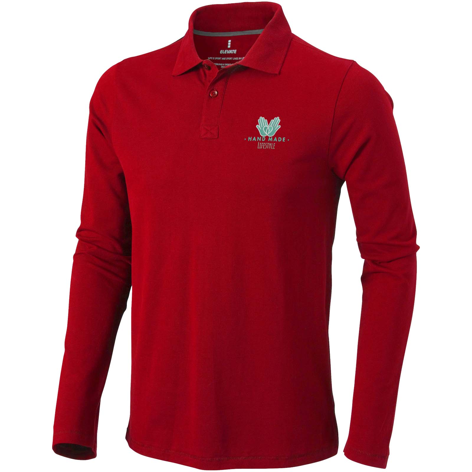 Calgary 180 g / m² Langarm Poloshirt für Herren