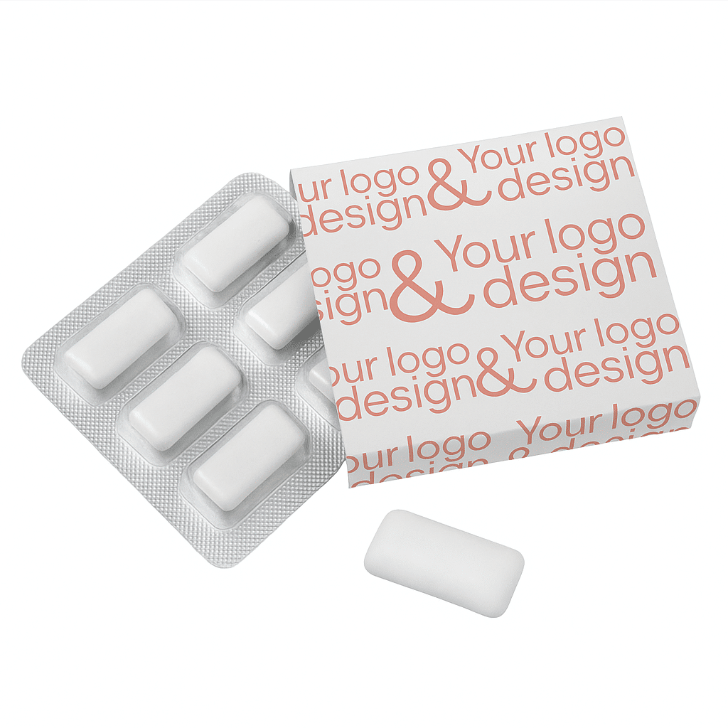 Kaugummi in Blisterverpackung 6 Stück