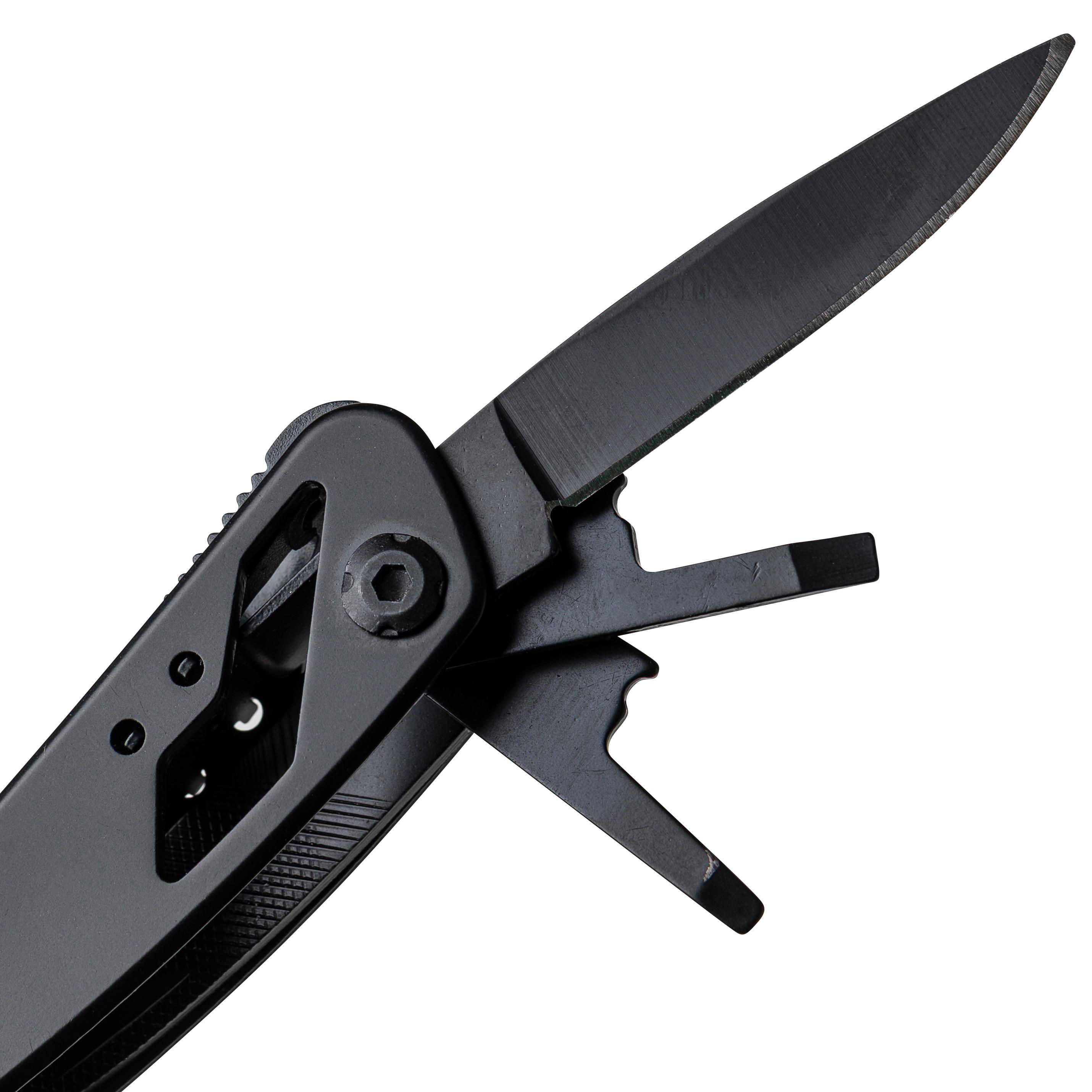 Schwarzes Aluminium-Multitool Ariane