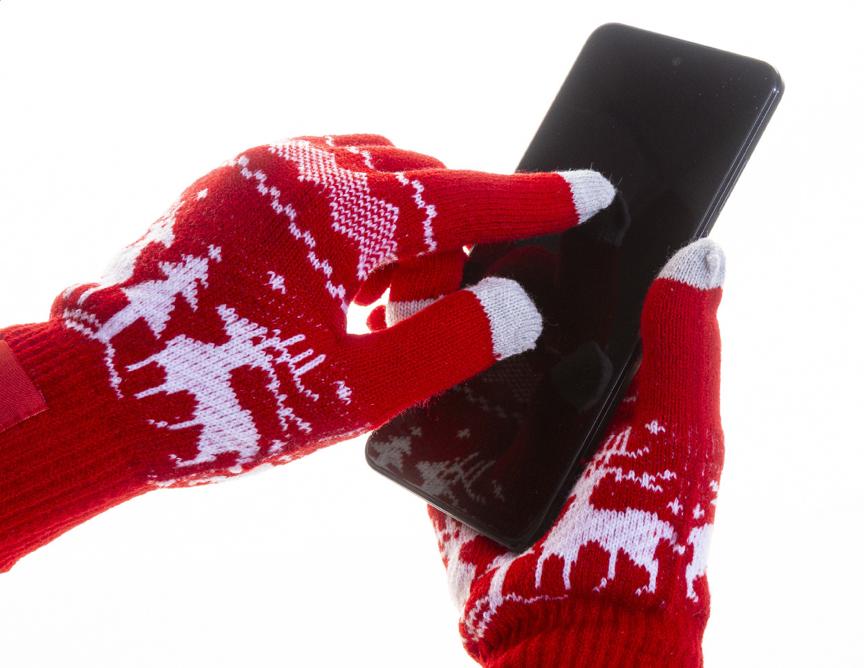 Weihnachtliche Touchscreen-Handschuhe Skandihand
