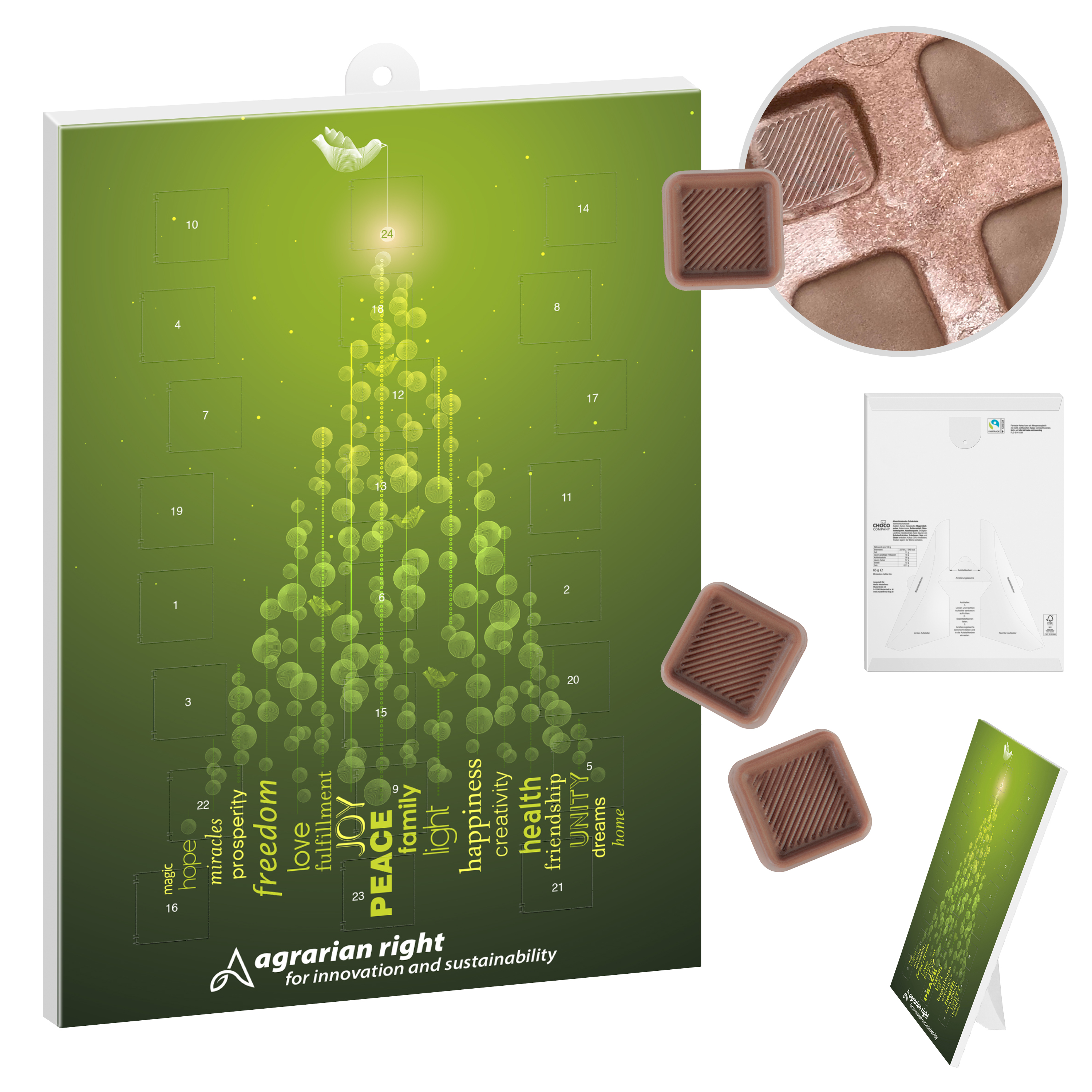 Reinpapier® Classic-Adventskalender INDIVIDUELL Reinpapier® Classic-Adventskalender INDIVIDUELL