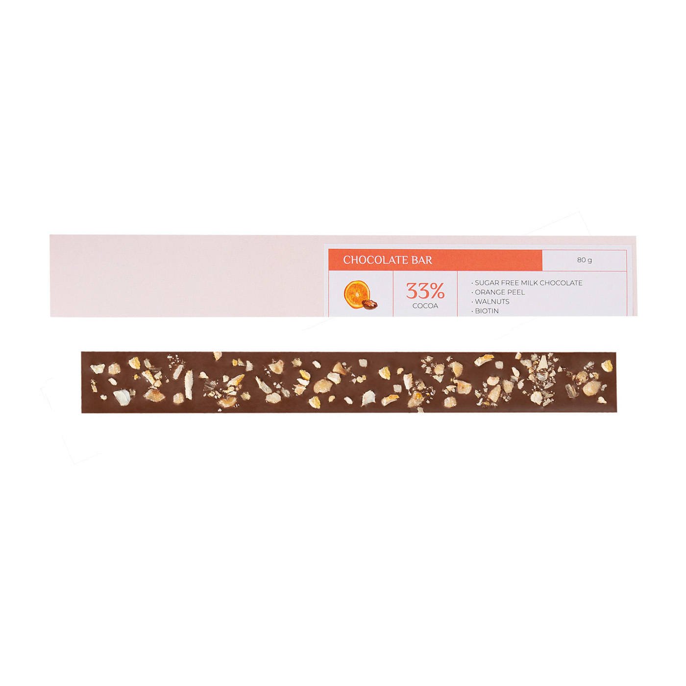 Beauty Sugarfree Schokolade Riegel 80 G