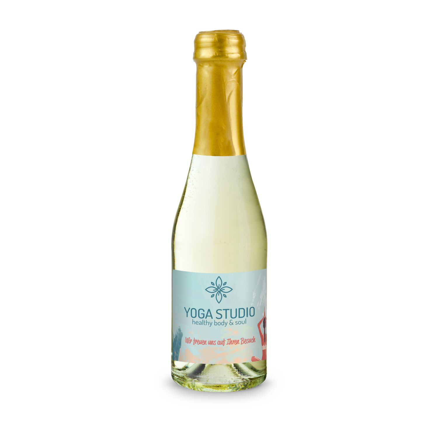 Promo Secco Piccolo - Flasche klar - Kapselfarbe Gold, 0,2 l