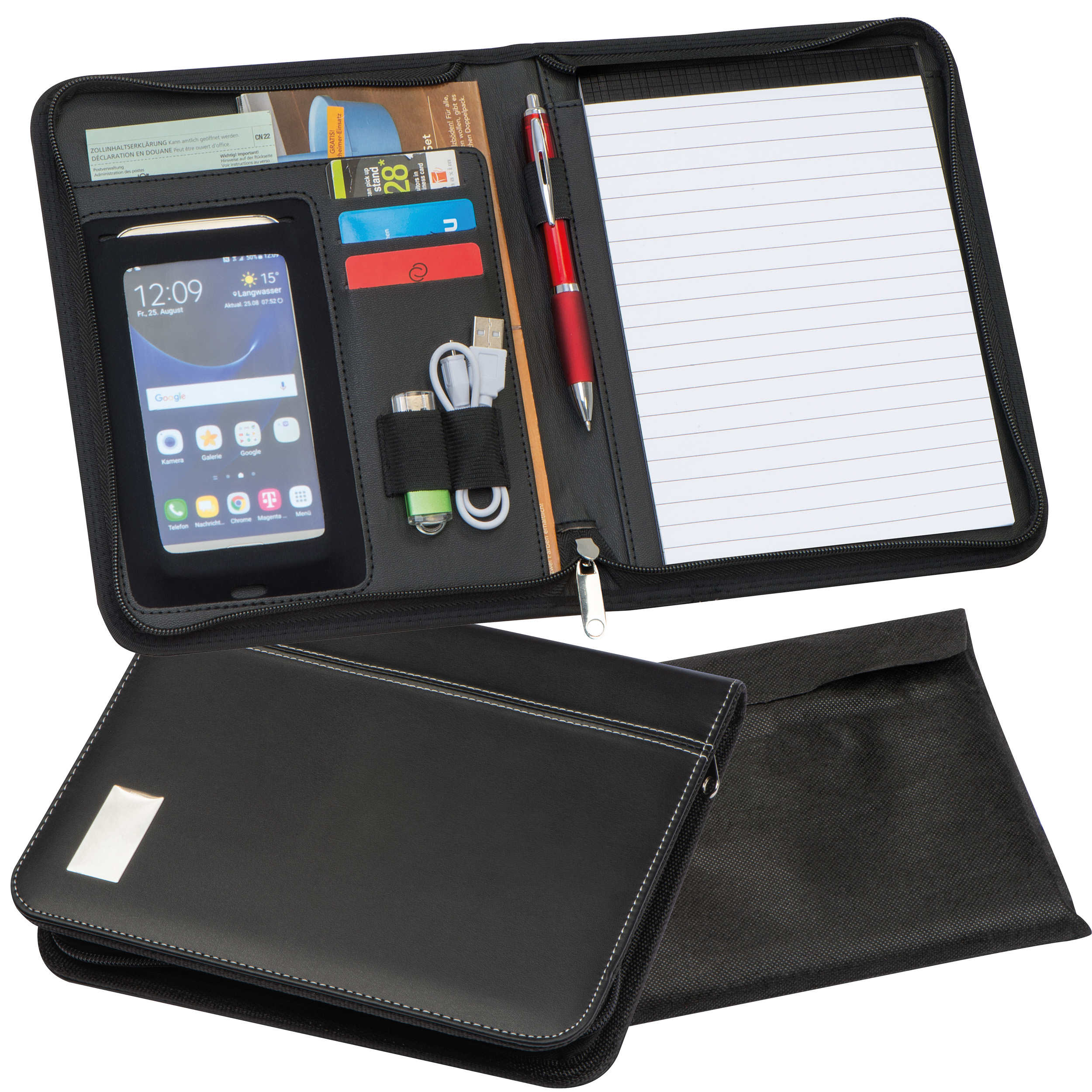 A5 Schreibmappe aus Kunstleder A5 Schreibmappe aus Kunstleder