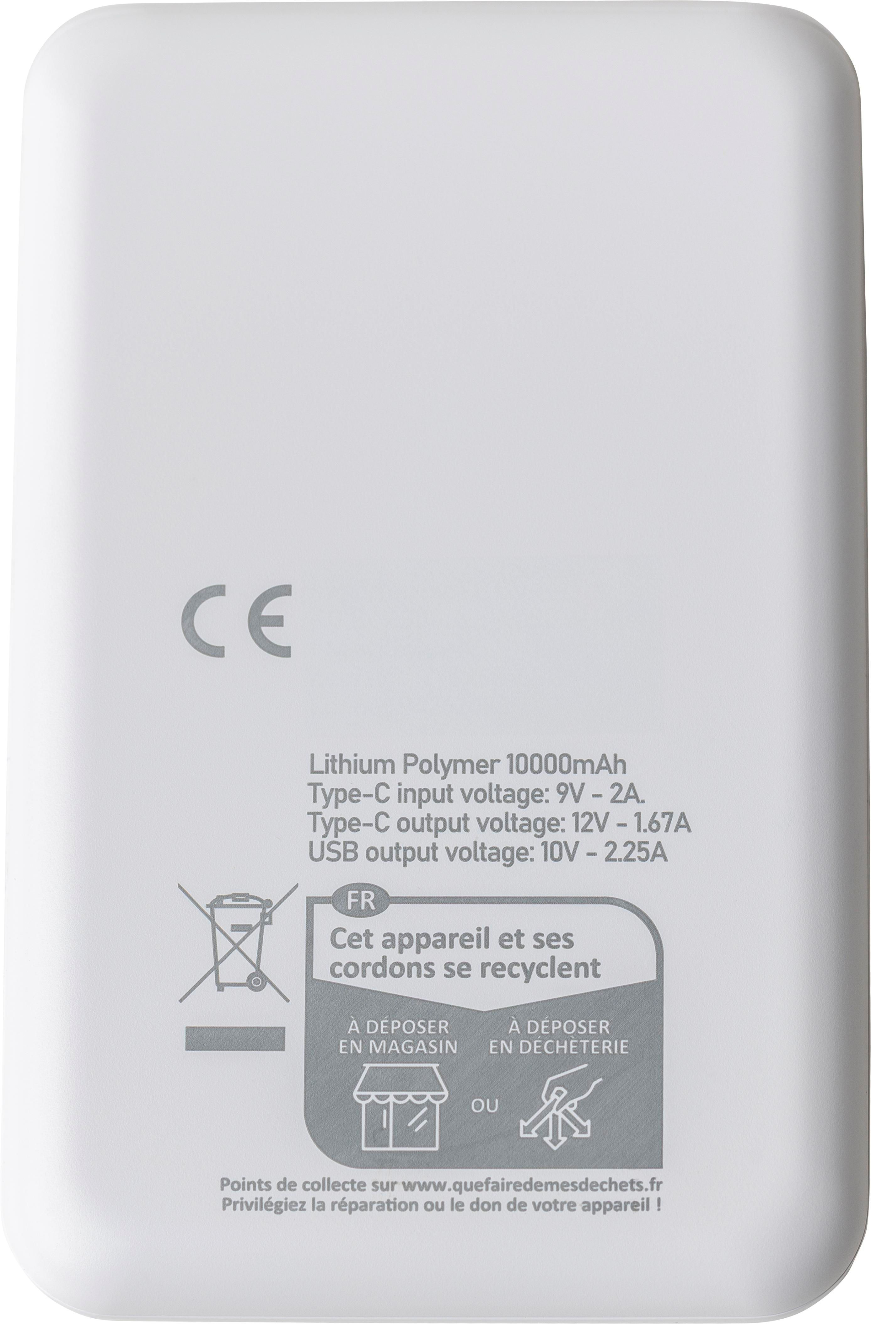 Recycelte ABS-Powerbank Tavi