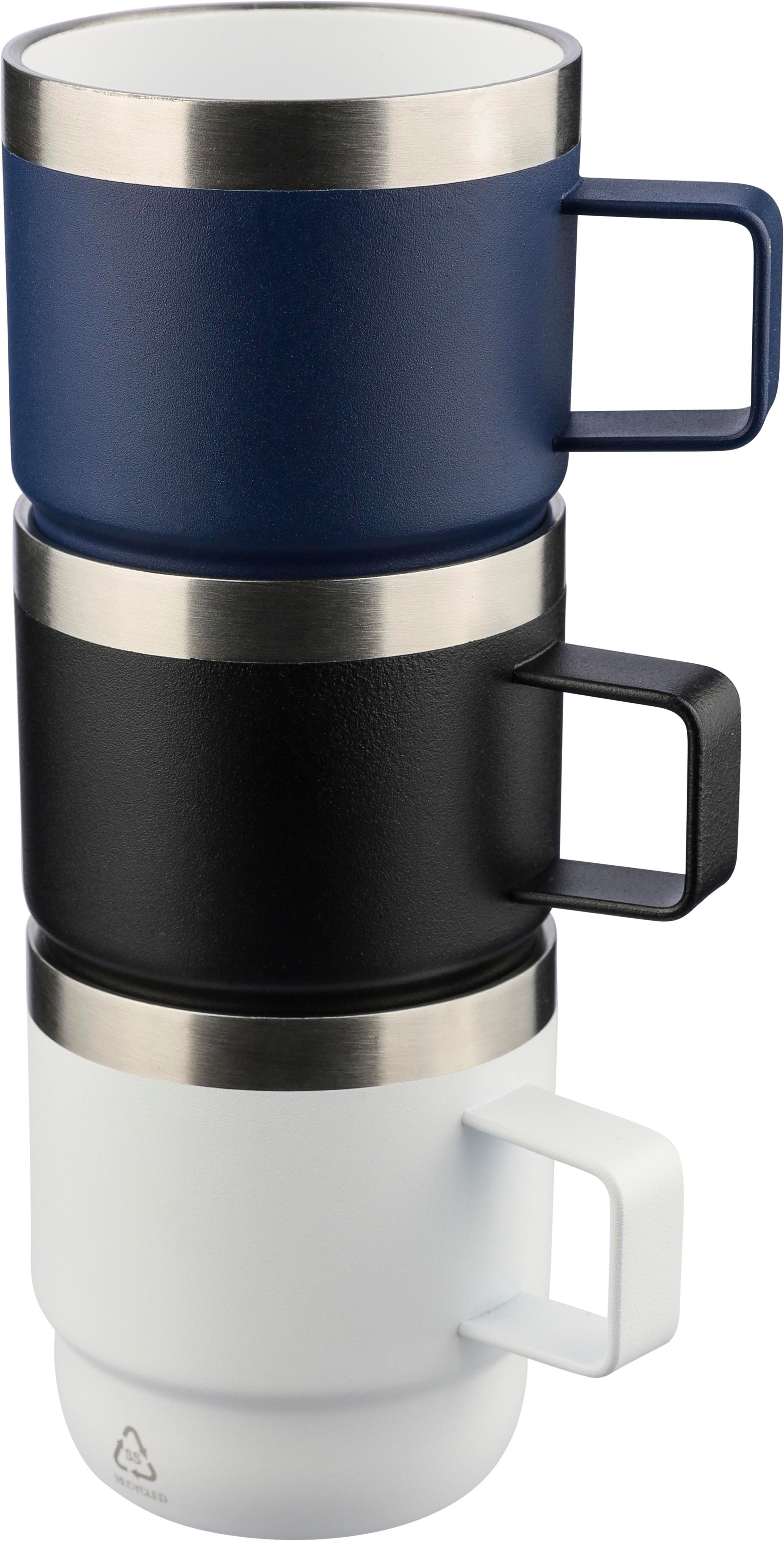 Recycelter Edelstahl-Becher mit doppelter Wand (180 ml) Lilia