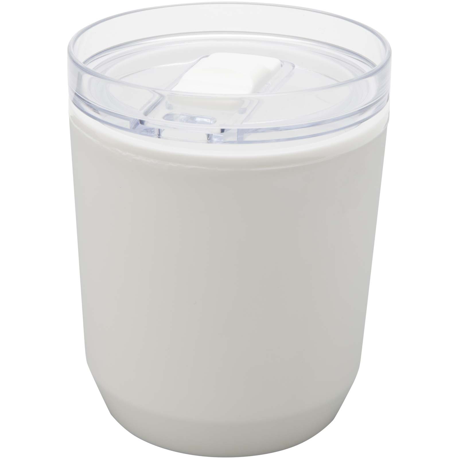 Hudson 180 ml doppelwandiger Becher aus recyceltem Kunststoff