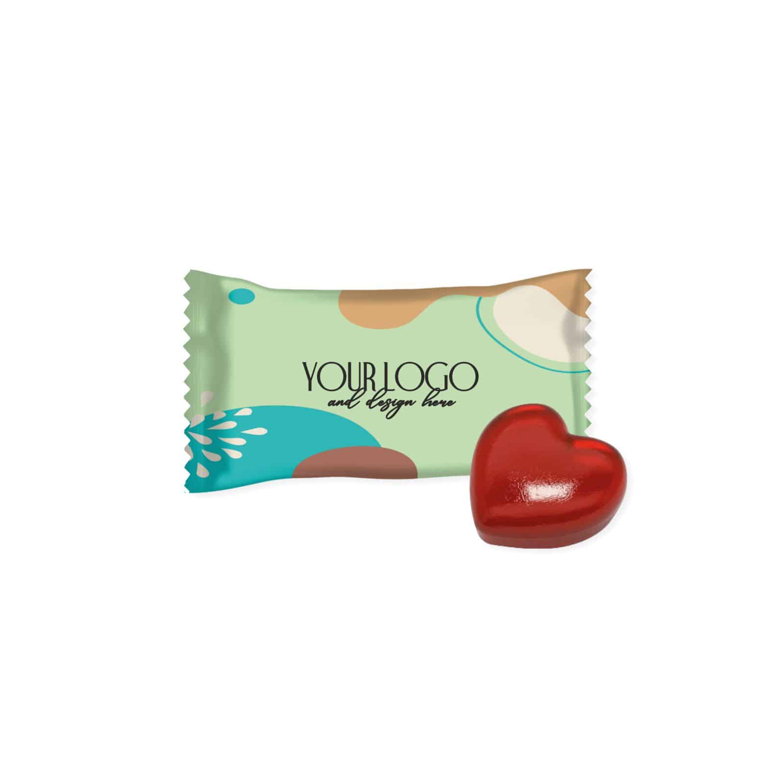 Werbebonbon Herz Bonbon