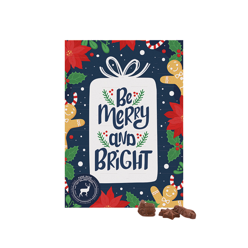 Classic Wand Adventskalender, Hochformat, Blister gefüllt, Friedel Vollmilch-Schokotäfelchen Classic Wand Adventskalender, Hochformat, Blister gefüllt, Friedel Vollmilch-Schokotäfelchen