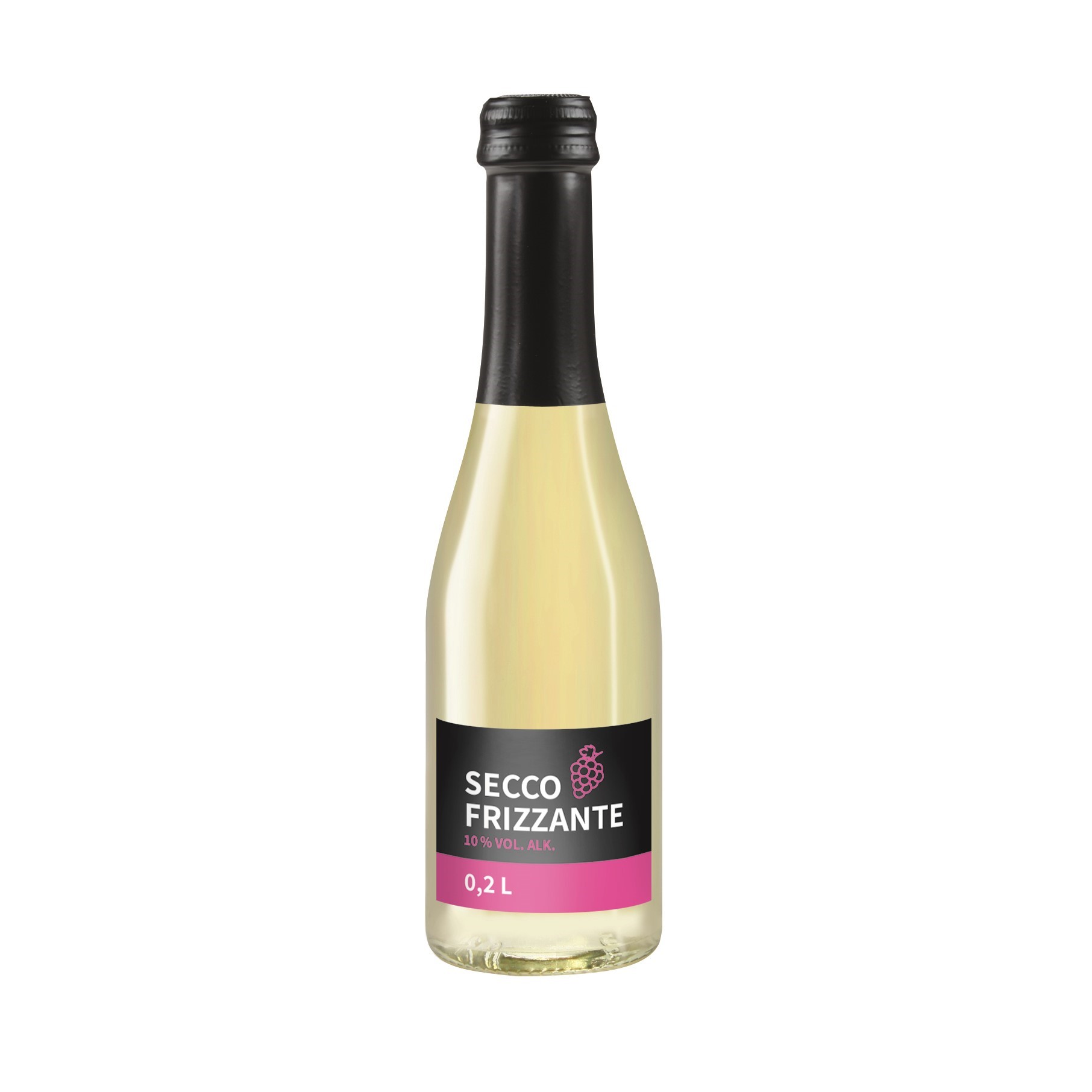 0,2 l Secco frizzante (Glas) - Body Label 0,2 l Secco frizzante (Glas) - Body Label
