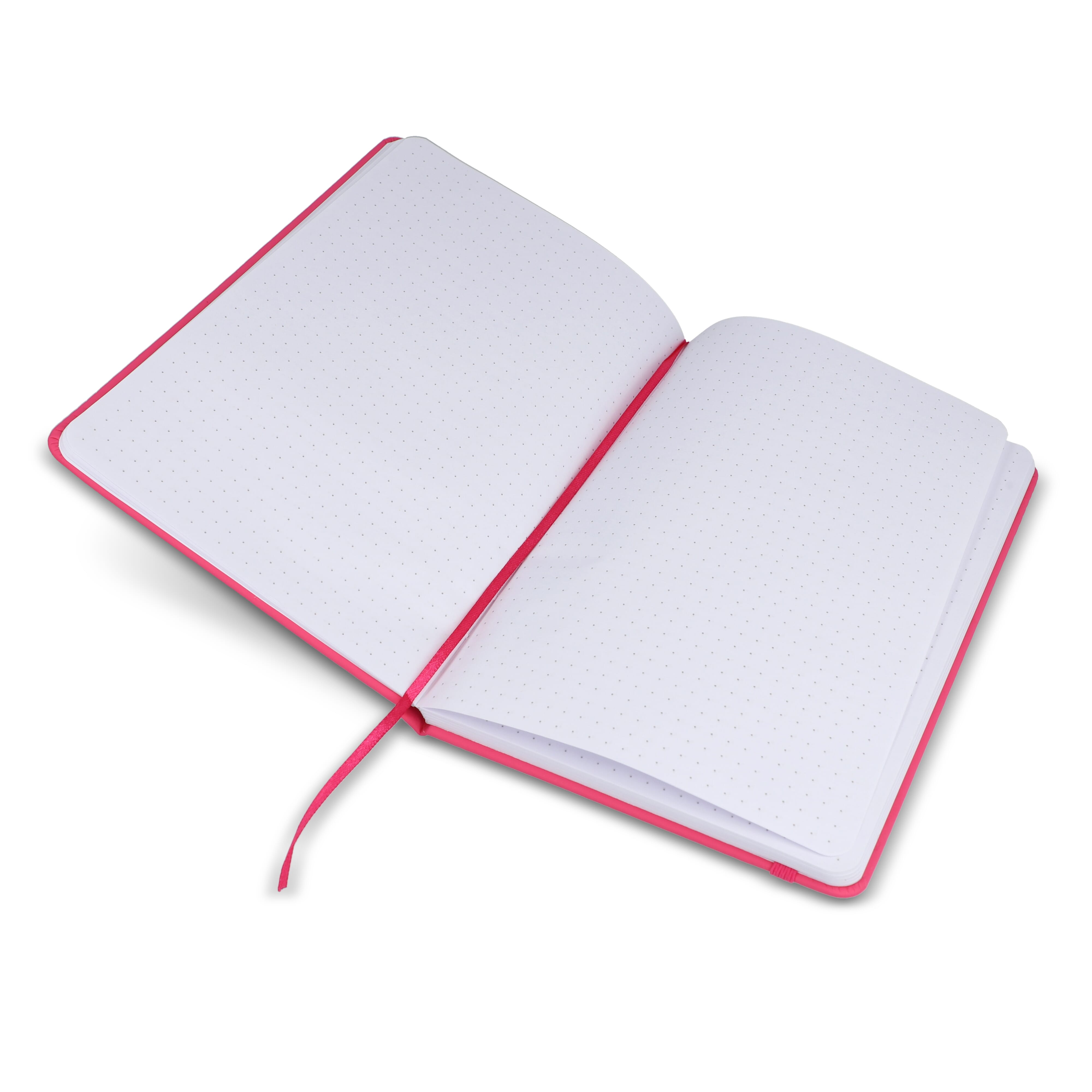 Notizbuch A5 PU mit Rasterpunktseiten