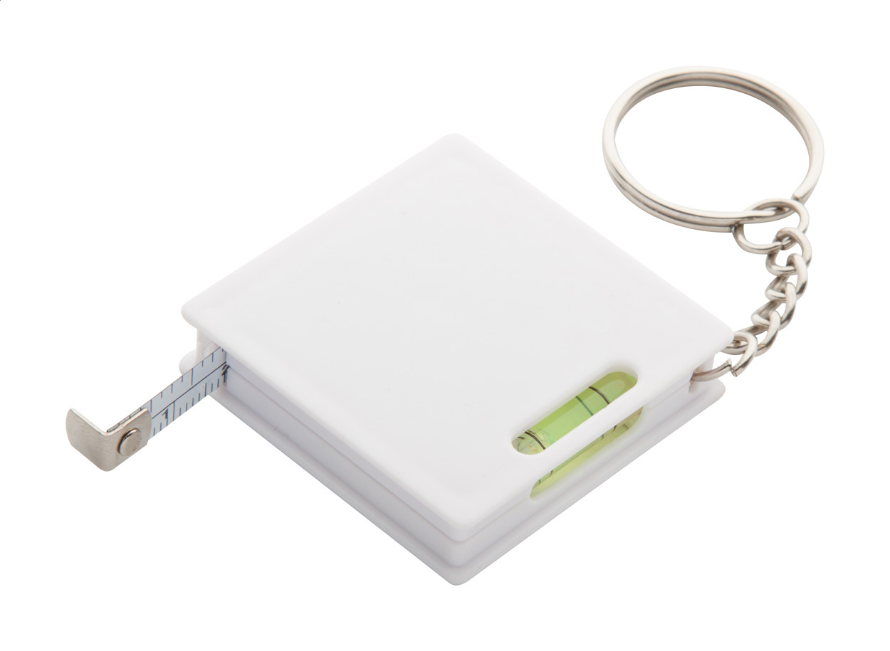 Schlüsselanhänger mit Maßband Level Schlüsselanhänger mit Maßband Level