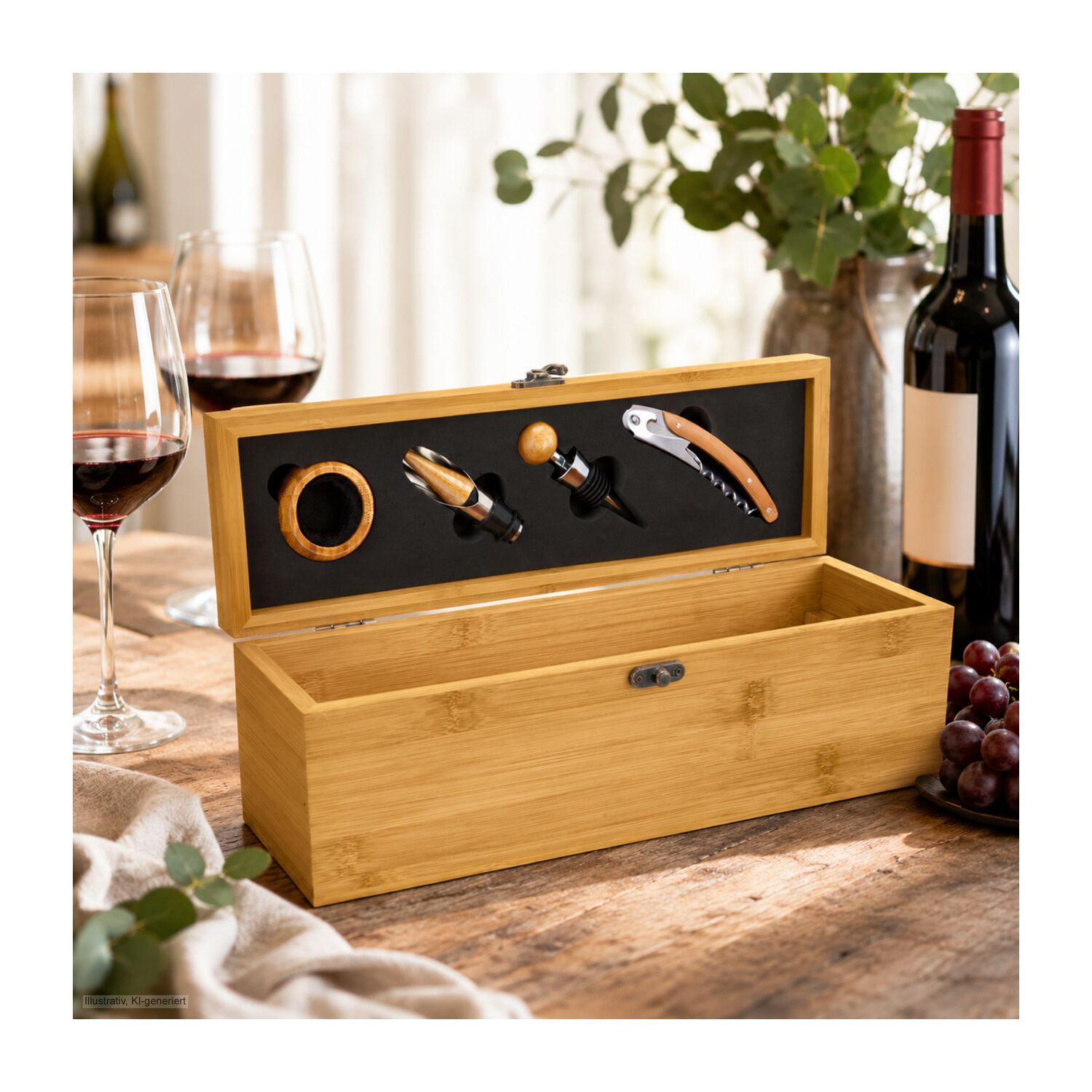 ROMINOX® Weinaccessoirekiste // Vino Bamboo