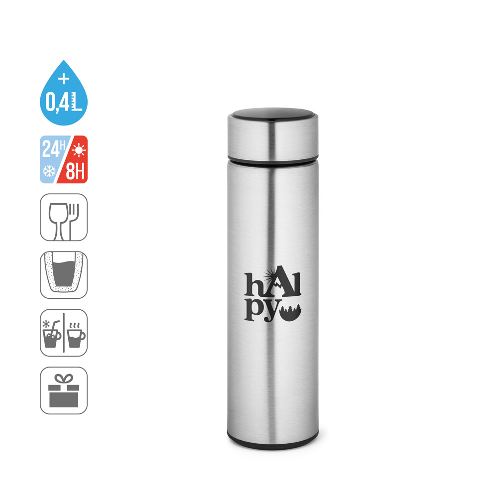 ROSSI Edelstahl Thermoskanne 470 ml