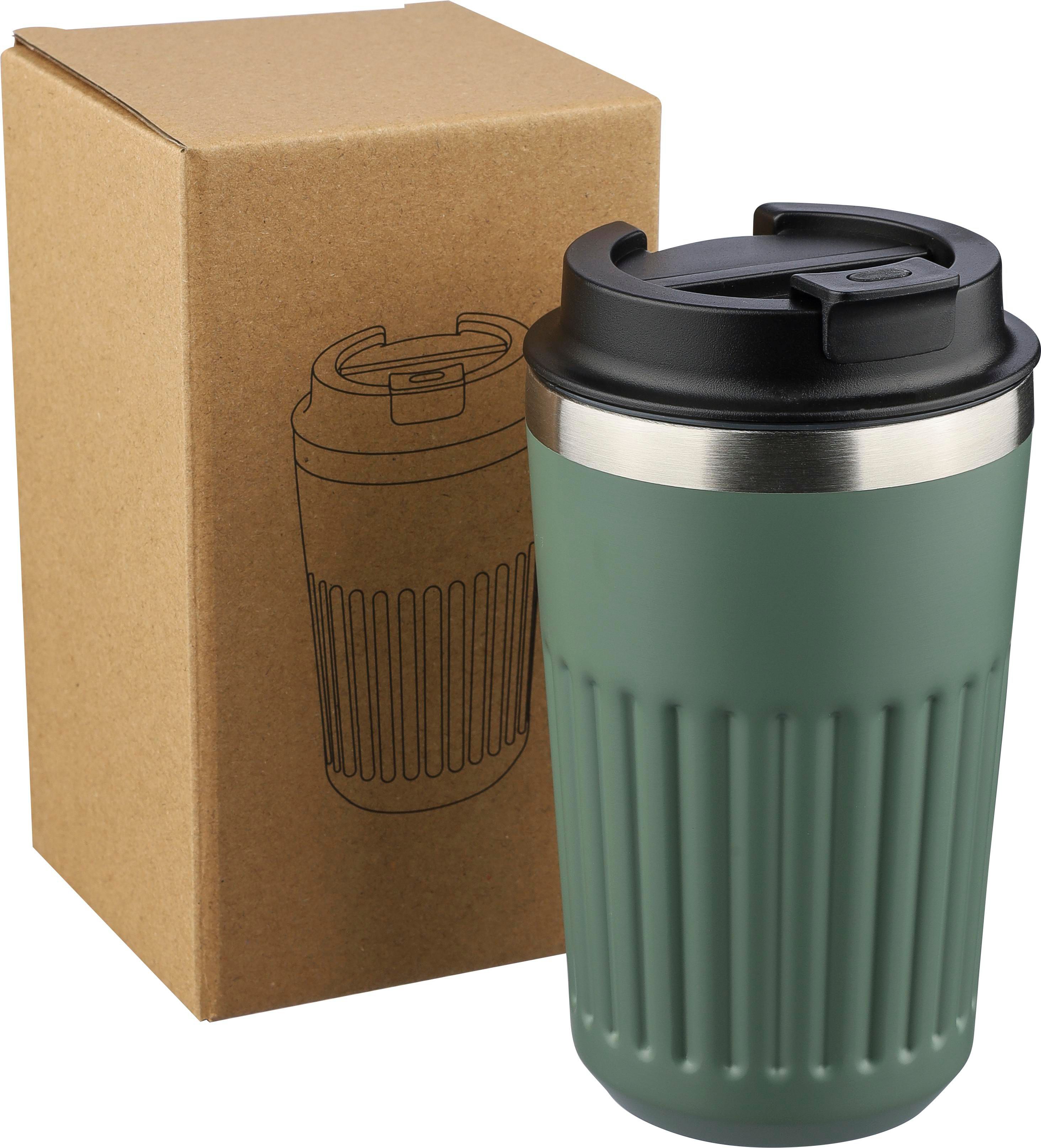 Reisebecher aus recyceltem Edelstahl (400 ml) Chiara
