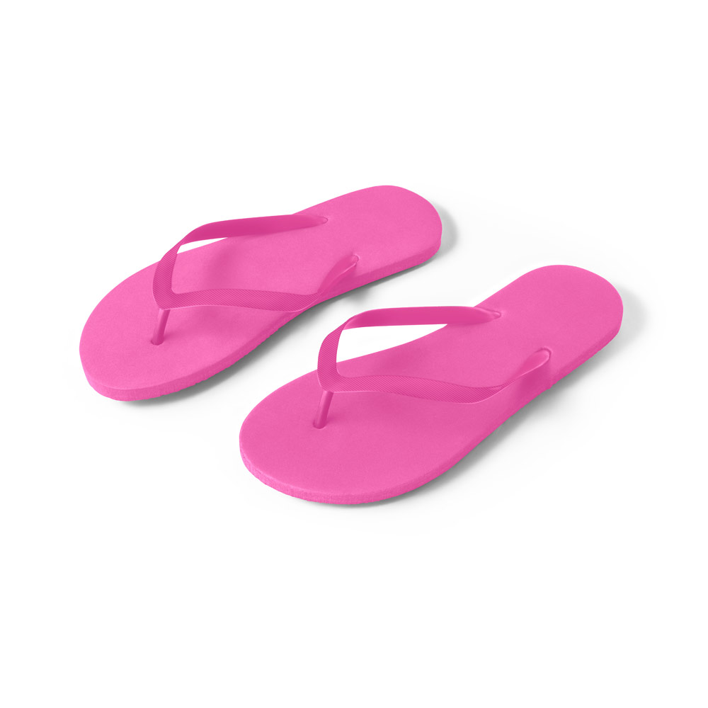 MAUPITI L / XL Bequeme Hausschuhe mit PE-Sohle und PVC-Riemen